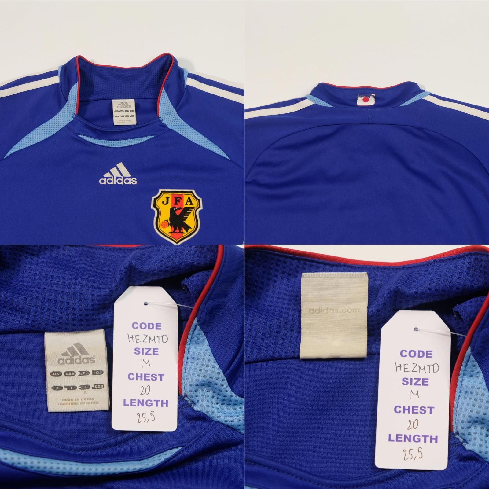 Adidas 2006/07 Japan Home Shirt (S/M) Size US S / EU 44-46 / 1 - 4 Thumbnail