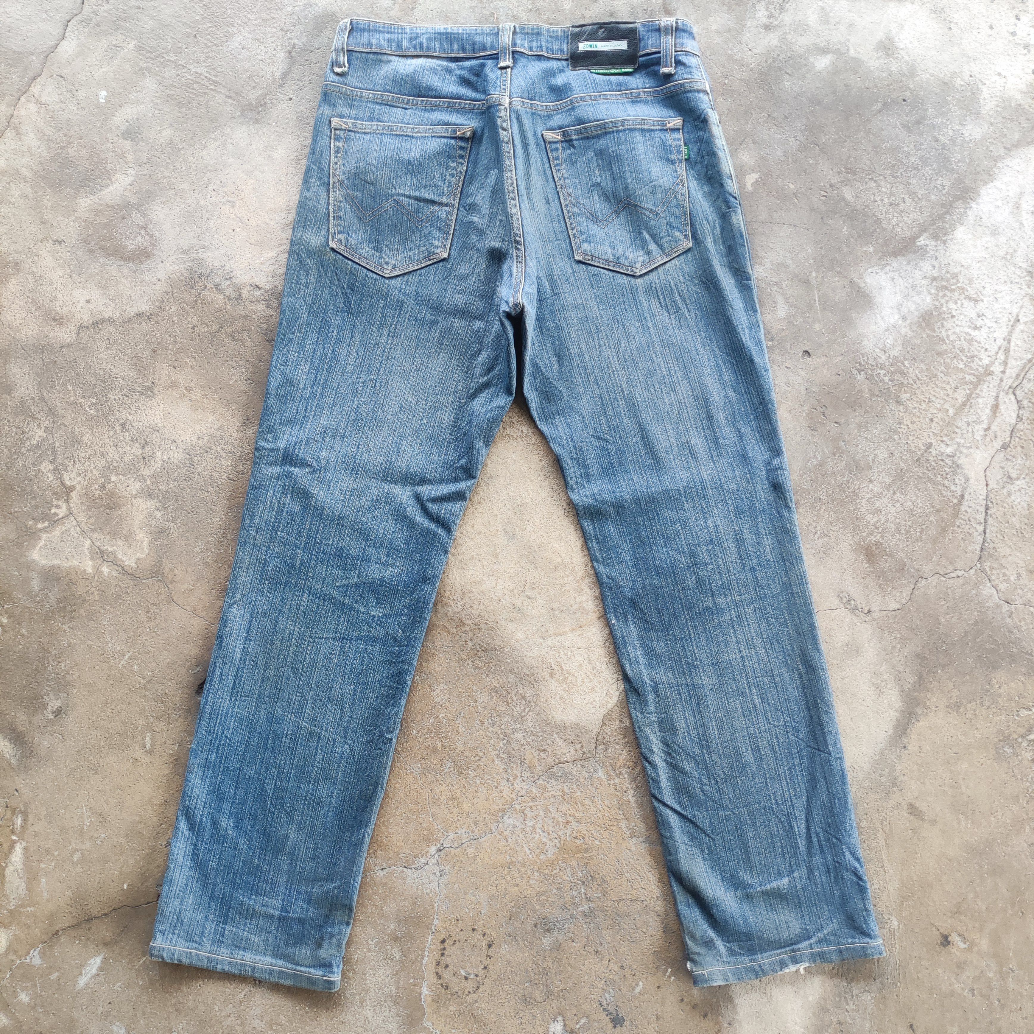 Edwin Vintage Edwin Brand Straight Cut Jeans Faded Ripped Pants Size US 34 / EU 50 - 9 Thumbnail