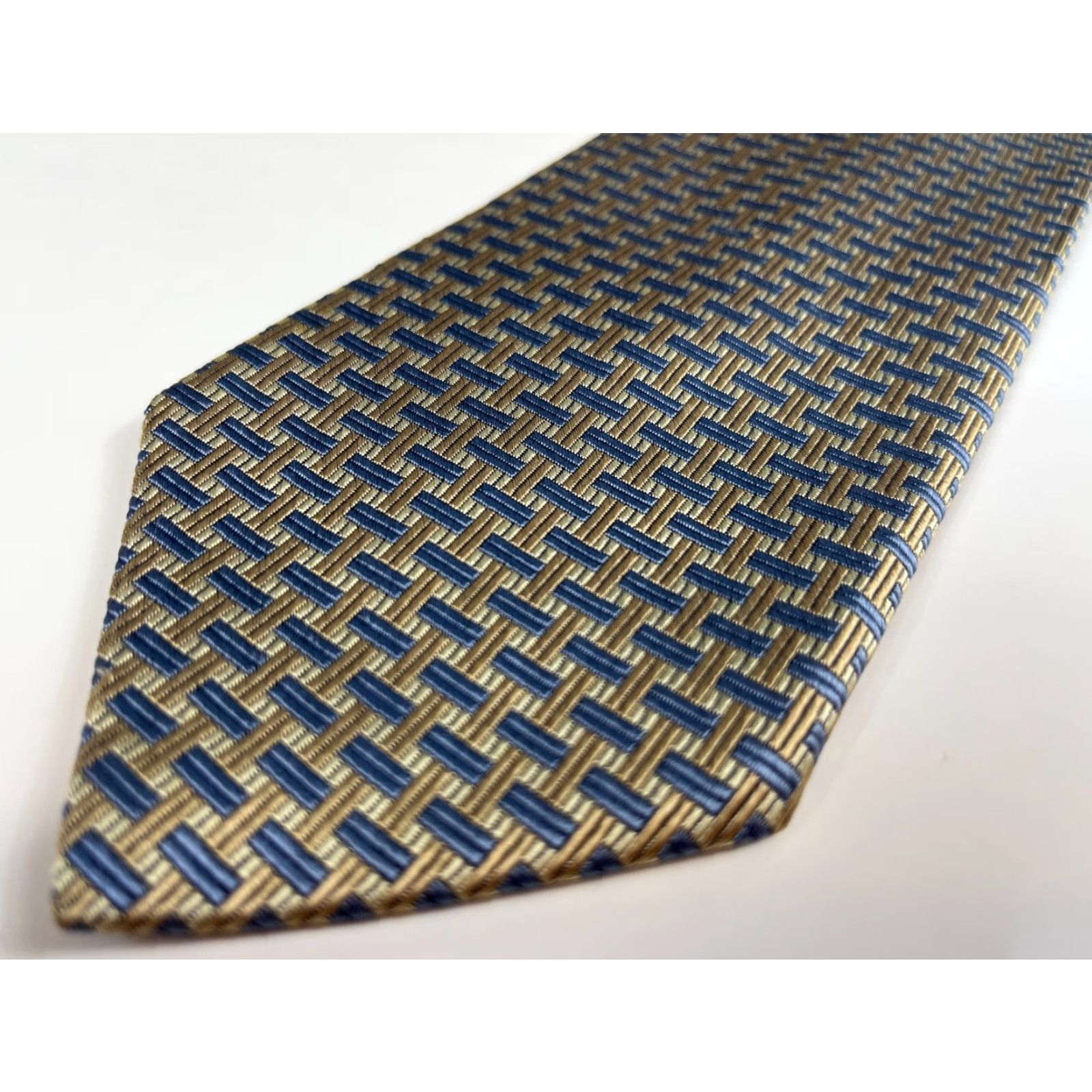 Brooks Brooks Basics Luxury Silk Tie Geometric Made in USA Men’s Tie Multicolor Silk 58.25" 3.75" Classic Width Wide Adult Mens Size ONE SIZE - 6 Thumbnail