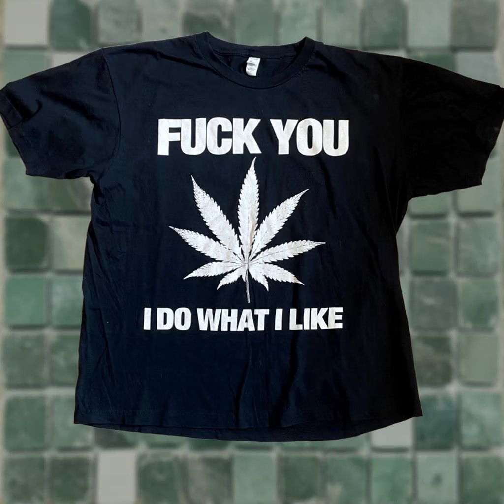 Tultex Tultex Fine Jersey Mens Rare Cannabis Flaming Lips Local Crew Shirt Black Large Size US L / EU 52-54 / 3 - 1 Thumbnail