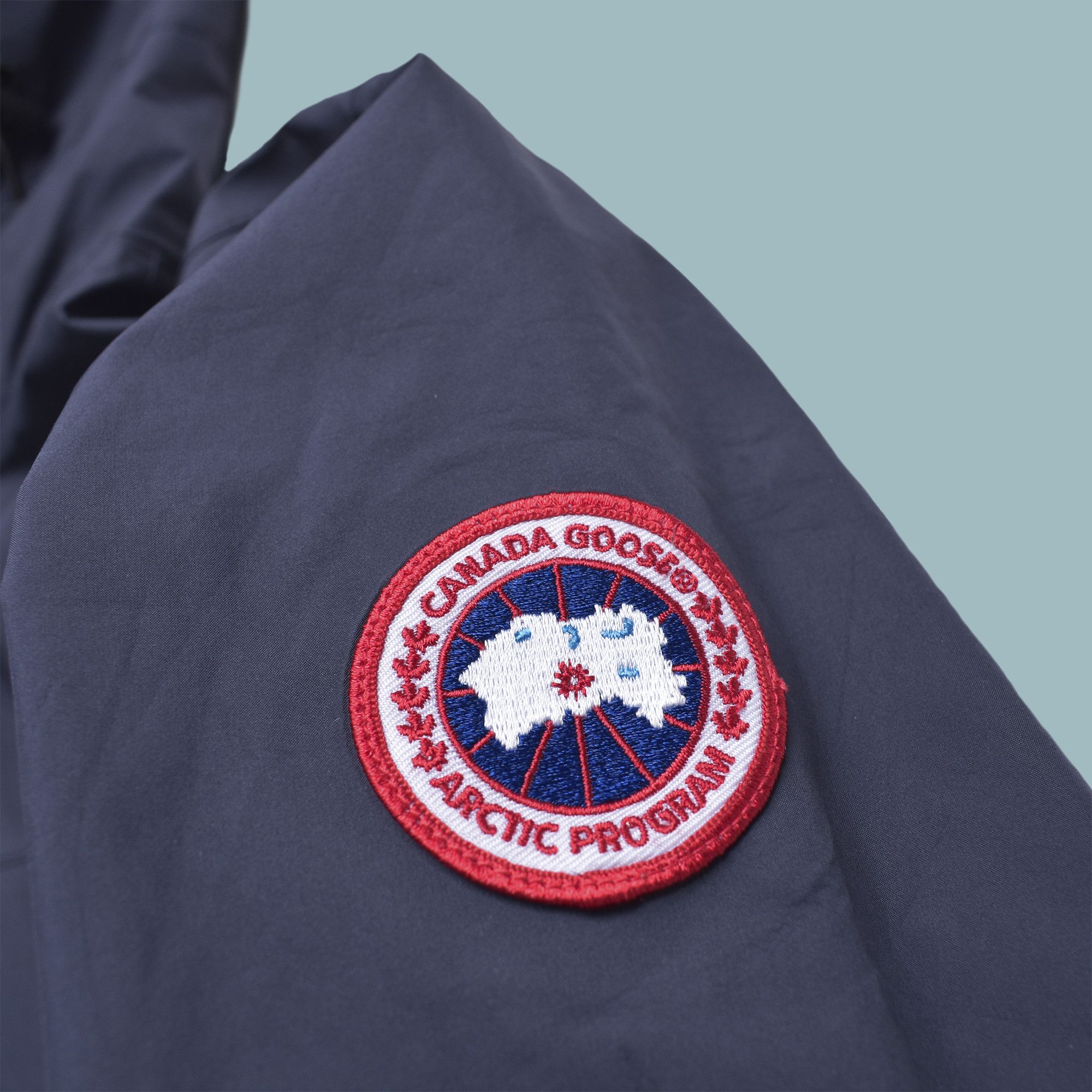 Canada Goose CANADA GOOSE Wolfville Drawstring Hooded Jacket Navy Womens Size XS / US 0-2 / IT 36-38 - 2 Thumbnail