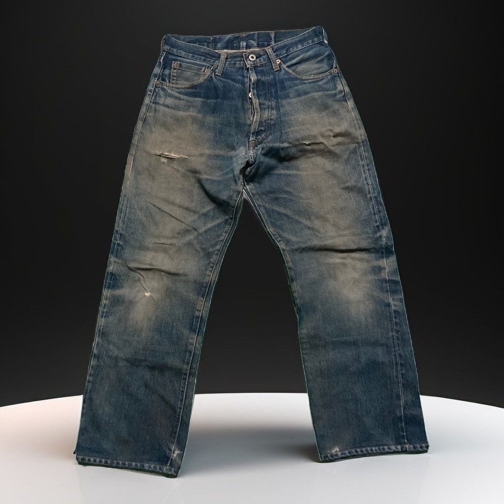 Japanese Brand × Vintage Vintage Beams Denim Jeans Red Line 90s Size US 32 / EU 48 - 2 Thumbnail