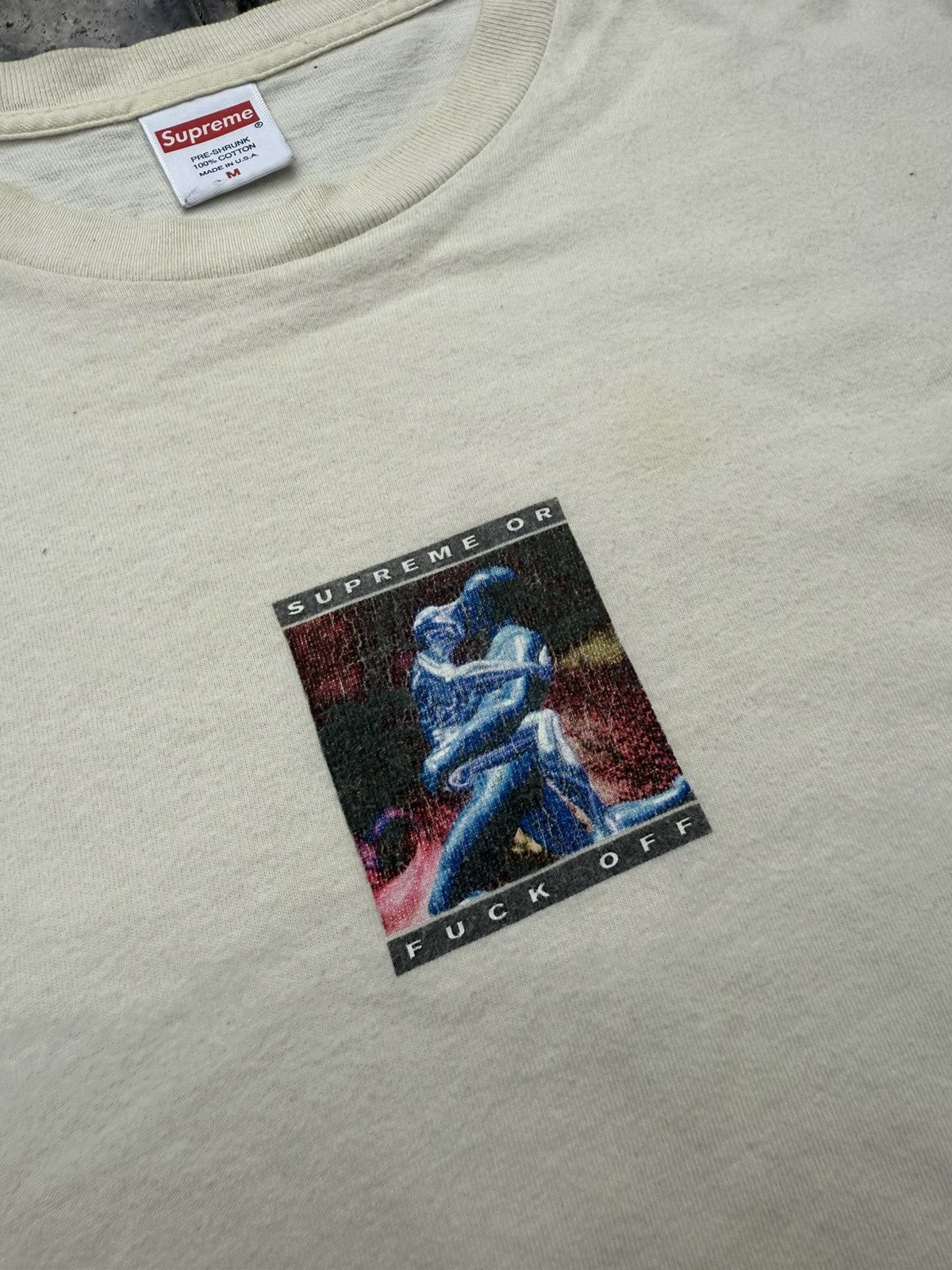 Supreme 90’s SUPREME OR FUCK OFF LOGO Y2K RETRO VINTAGE TSHIRT TEE Size US M / EU 48-50 / 2 - 3 Thumbnail