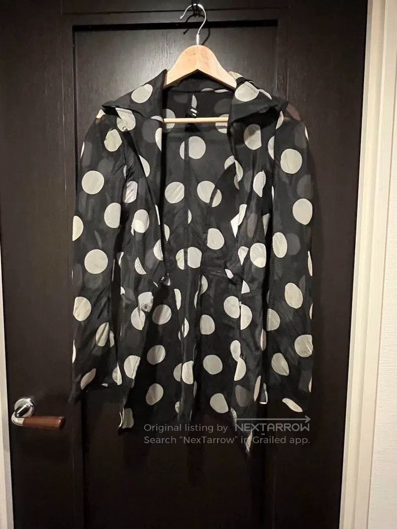 Junya Watanabe Junya Watanabe Polka dot gathered black sheer shirt jacket Size US M / EU 48-50 / 2 - 4 Thumbnail