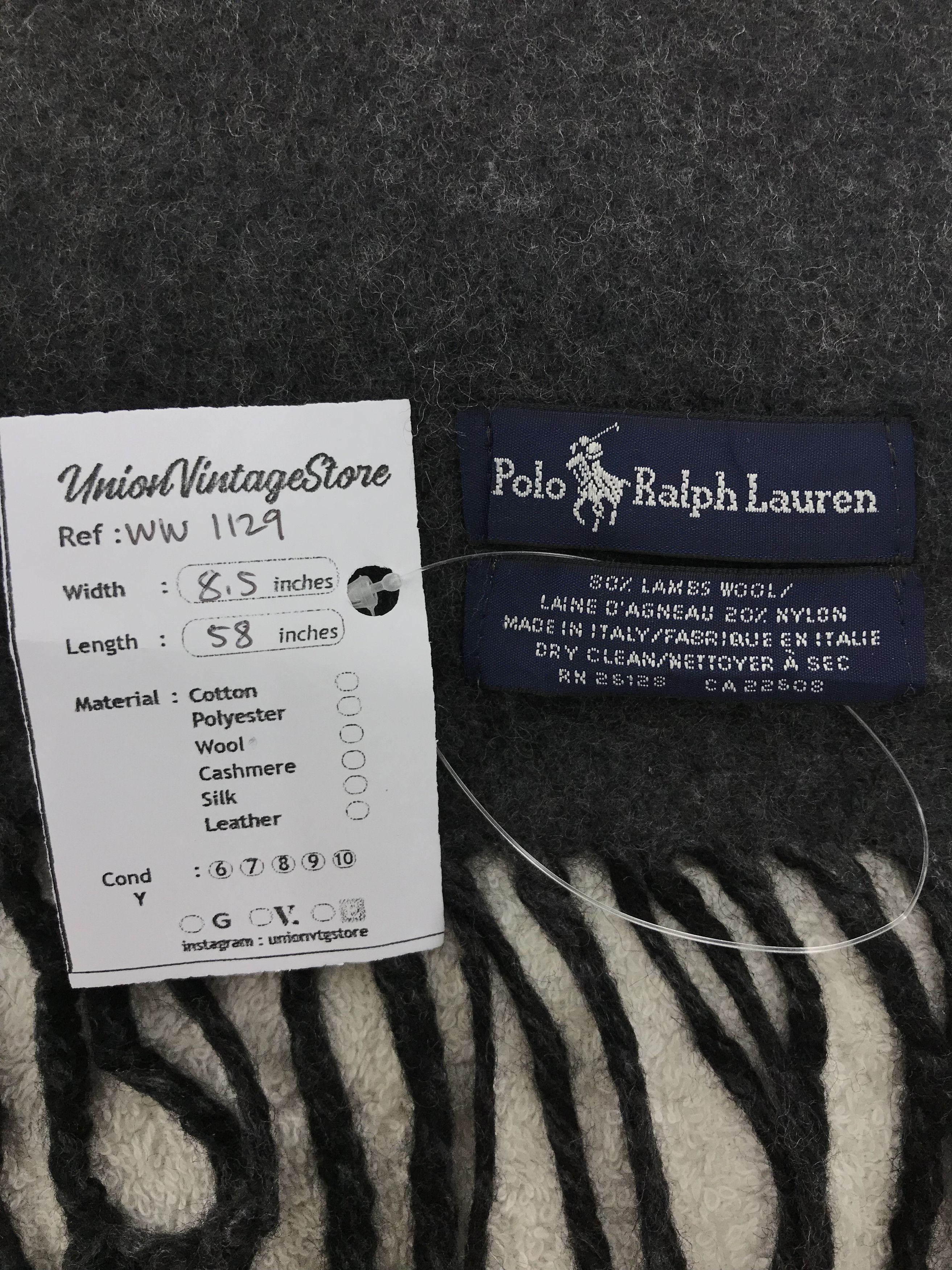 Polo Ralph Lauren × Vintage Polo Ralph Lauren Scarf / Muffler / Neckwear - WW1129 Size ONE SIZE - 4 Thumbnail