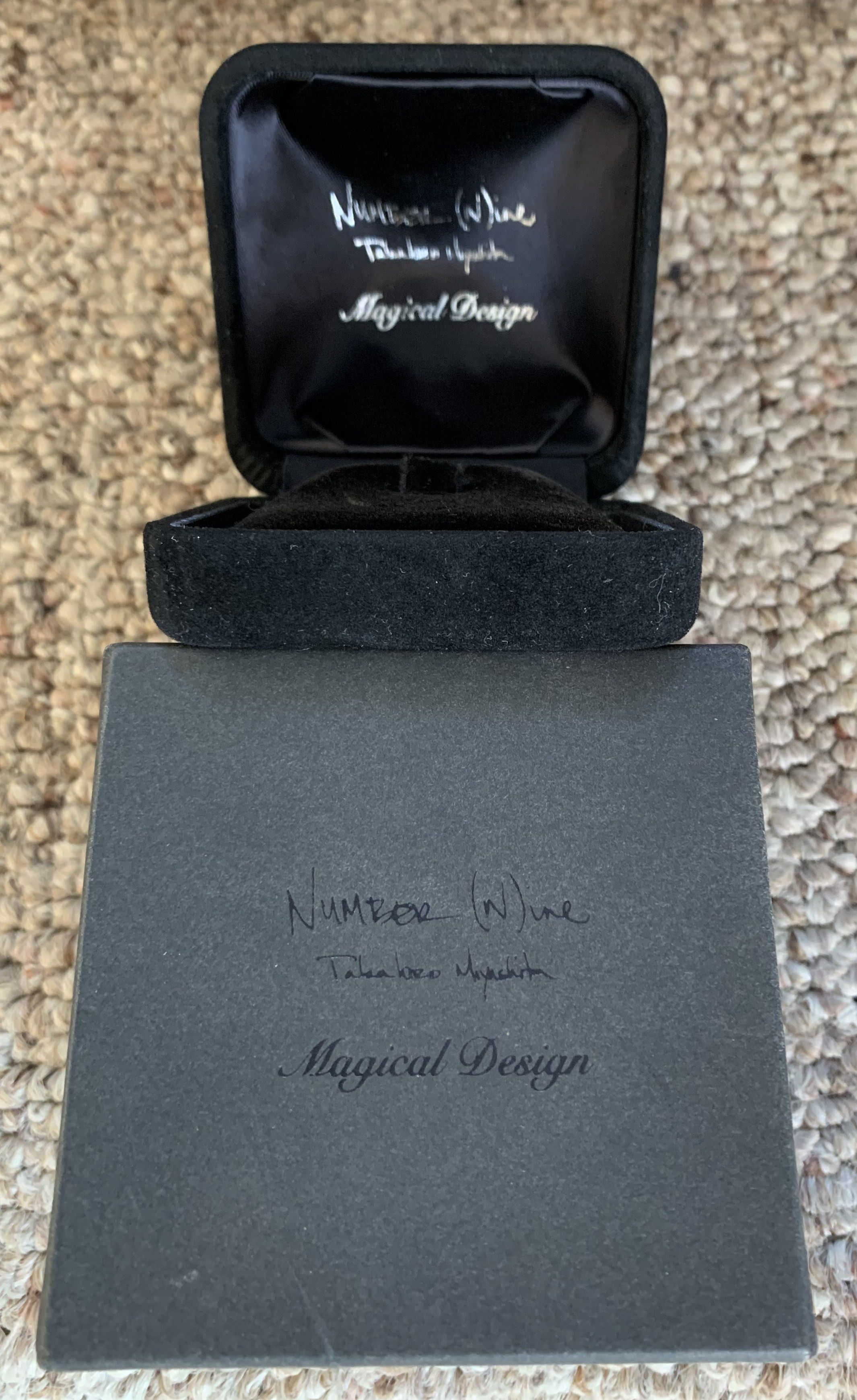 Number (N)ine SS05 "Nightcrawler" Bejeweled Silver Skull Ring w/ box Size ONE SIZE - 9 Thumbnail