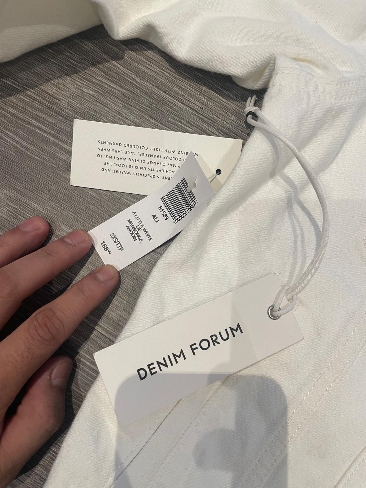 Aritzia Aritzia Denim Forum Ali Denim Jacket Size XXS/TTP Size XXS / US 00 / IT 34 - 2 Thumbnail