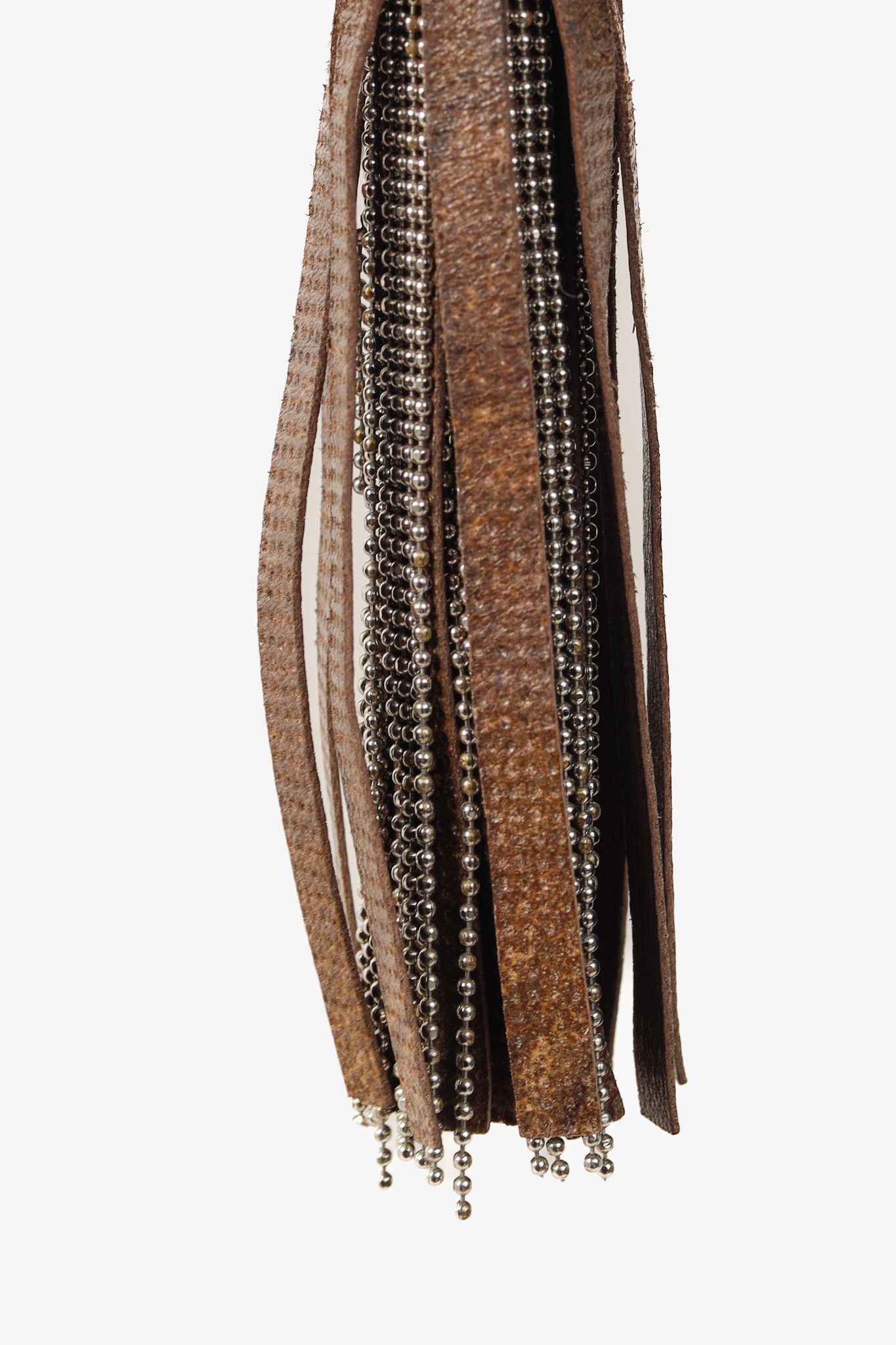 Brunello Cucinelli Brunello Cucinelli Brown Monili-Bead Fringe Tassel Keychain Size ONE SIZE - 3 Thumbnail