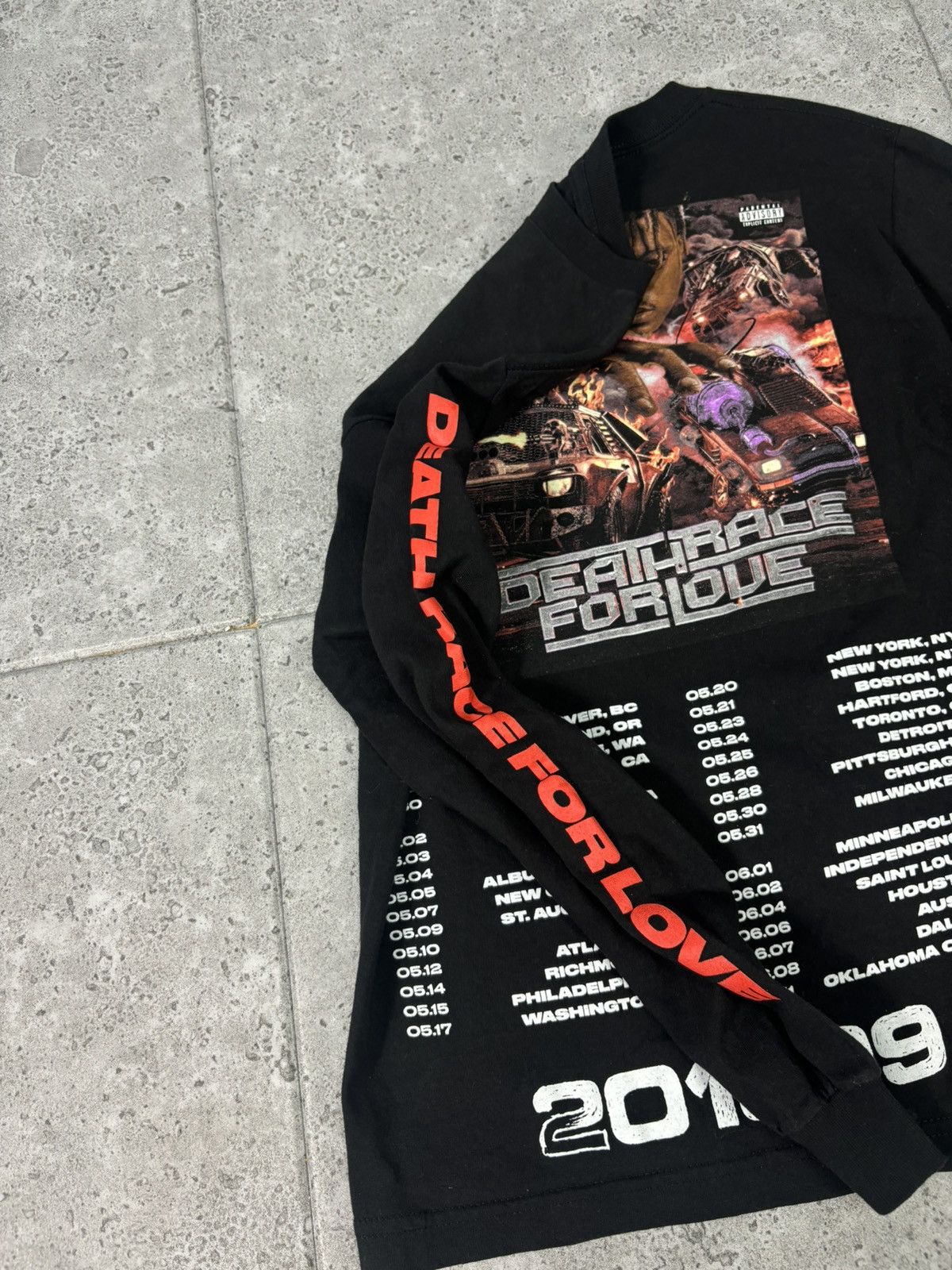 999 Club × Band Tees RARE JUICE WRLD DEATH RACE FOR LOVE 999 LS Tour tee Size US S / EU 44-46 / 1 - 4 Thumbnail