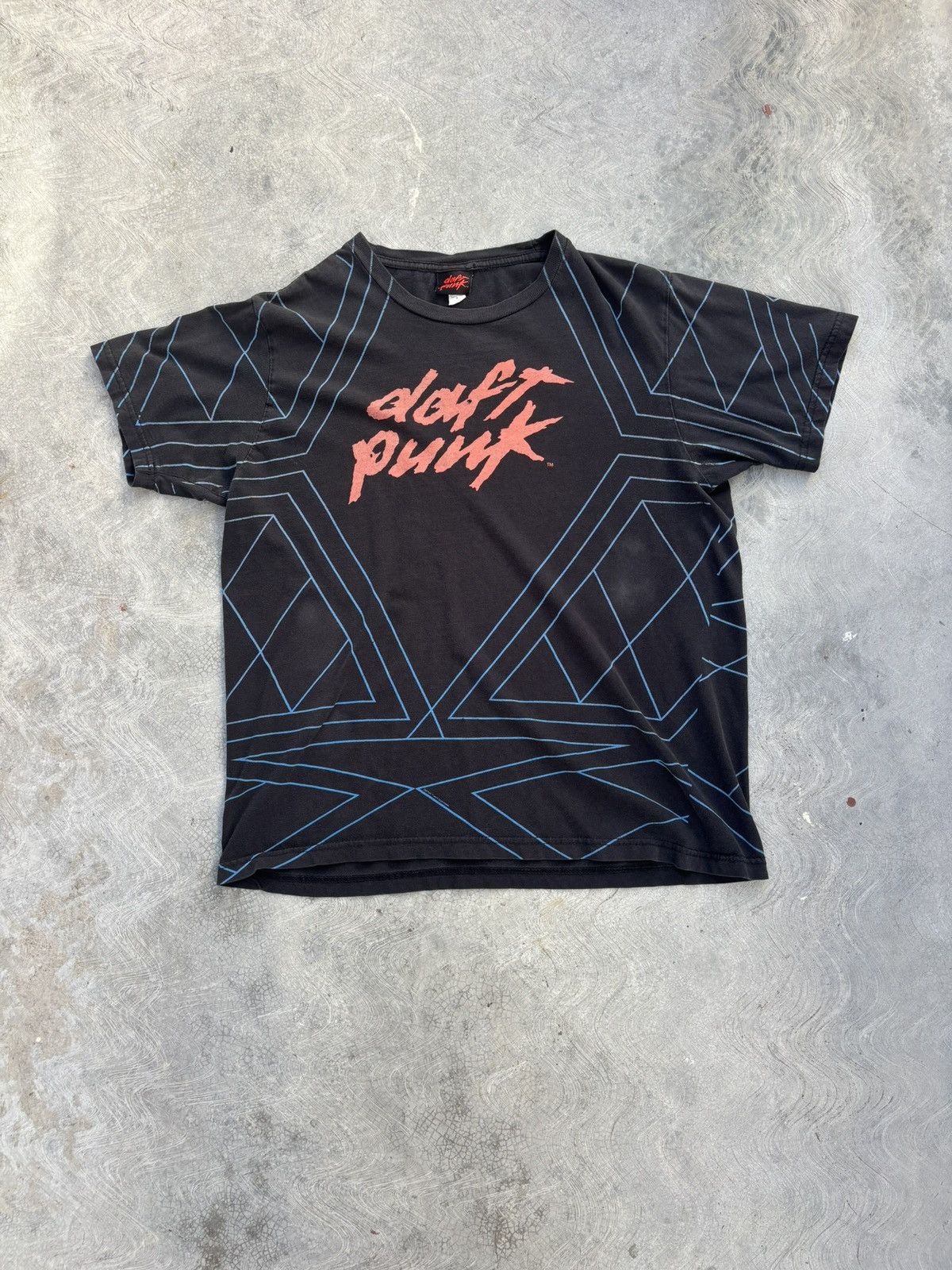 Vintage Vintage 2000s Daft Punk T Shirt Size US M / EU 48-50 / 2 - 1 Thumbnail