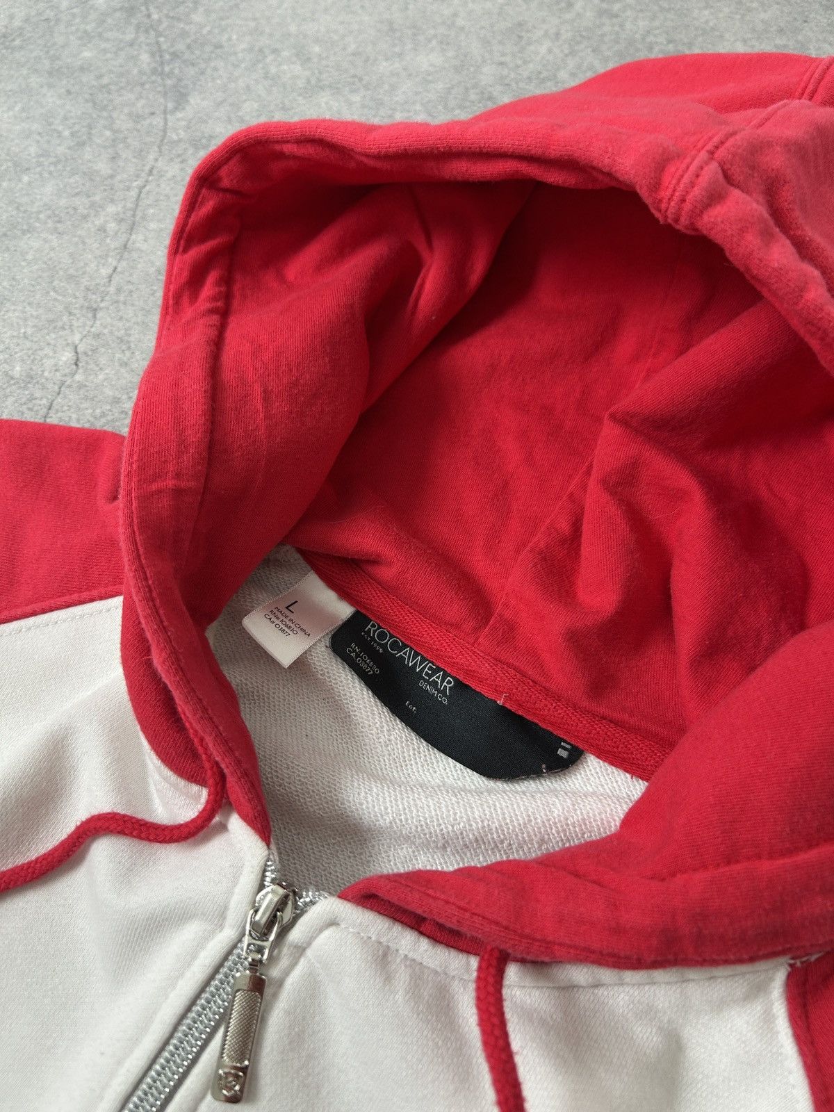 Rocawear Vintage Rocawear baggy big logo zip-hoodies mens Size US L / EU 52-54 / 3 - 6 Thumbnail