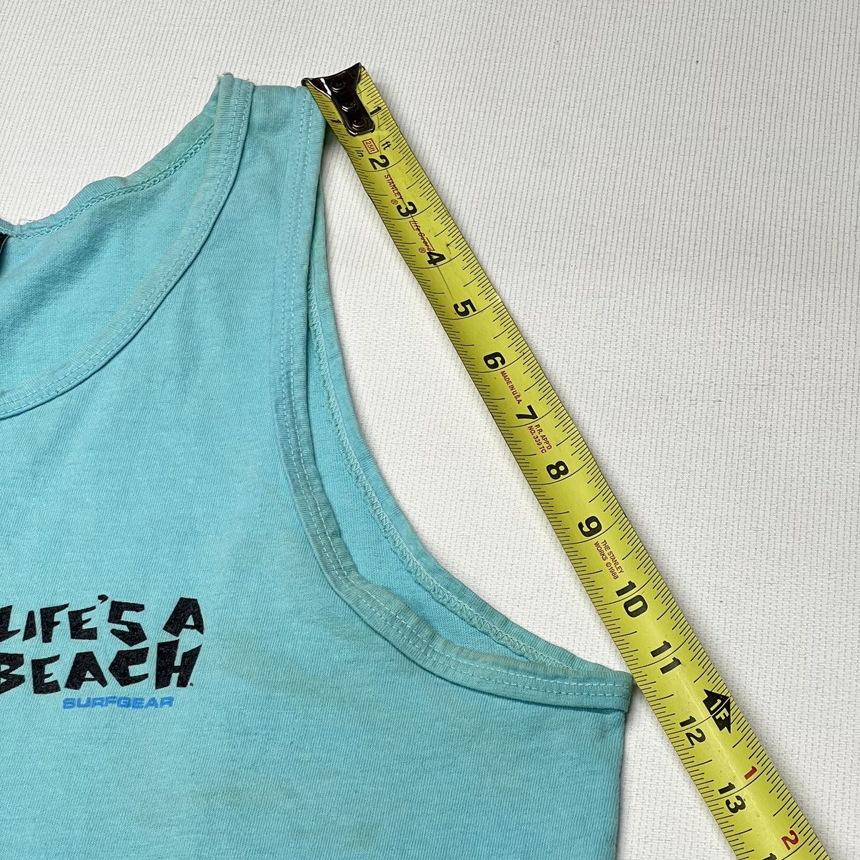 Anvil × Vintage Lifes A Beach Tee Shirt Sleeveless Surf Cartoon 90s Size US L / EU 52-54 / 3 - 23 Thumbnail