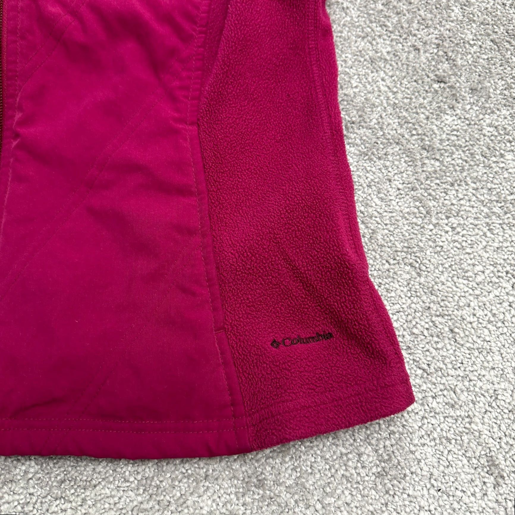 Vintage Columbia Vest Womens Small Red Full Zip High Neck Outdoor Hiking Size S / US 4 / IT 40 - 3 Thumbnail