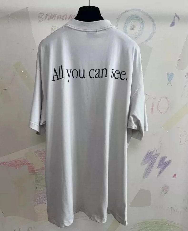 Balenciaga Balenciaga 360 Sunglasses printed short sleeve T-shirt, wh Size US M / EU 48-50 / 2 - 2 Thumbnail
