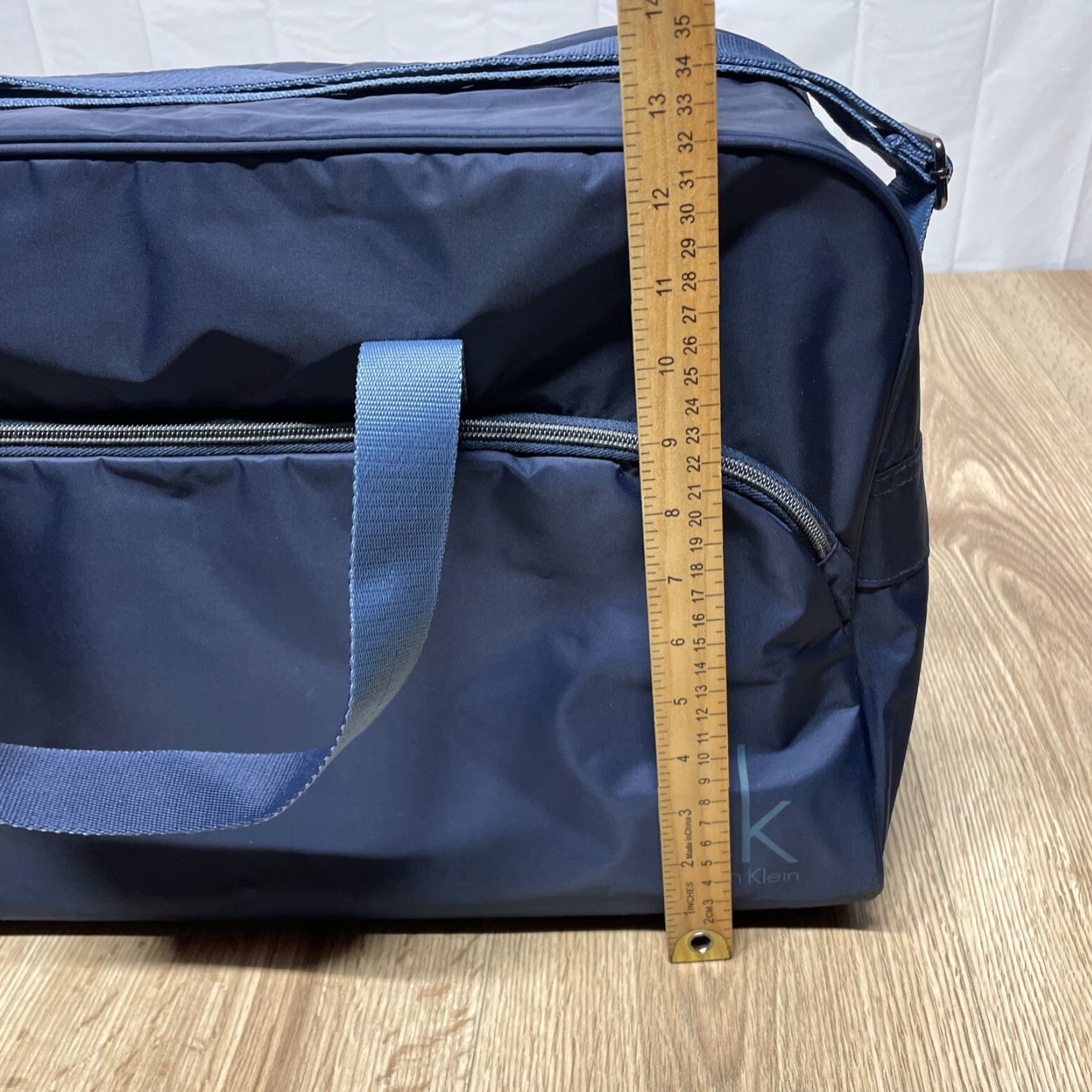 Calvin Klein Calvin Klein CK Blue large Canvas Men Duffle Travel Overnight Bag Size ONE SIZE - 6 Thumbnail