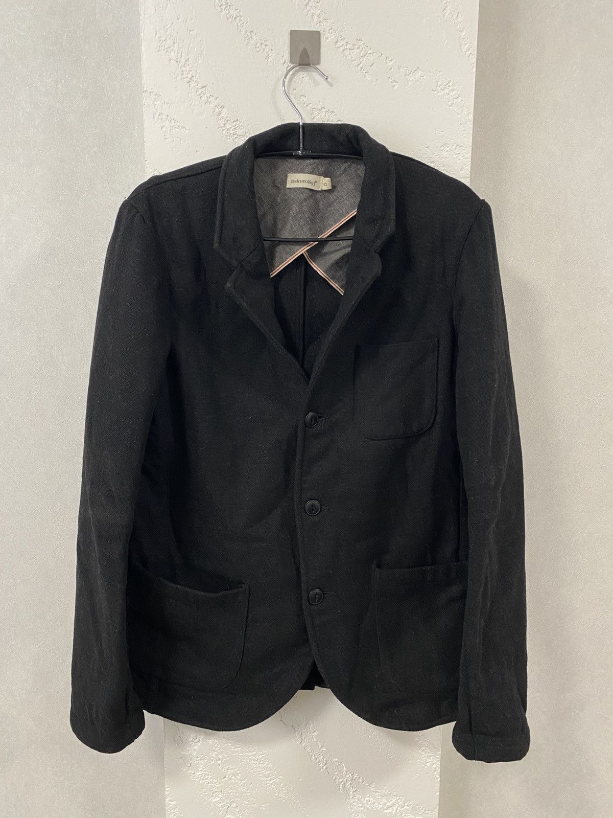 Japanese Brand Bakuto893 Japanese Brand Tweed Blazer With Selvages Size: S Size US S / EU 44-46 / 1 - 1 Thumbnail