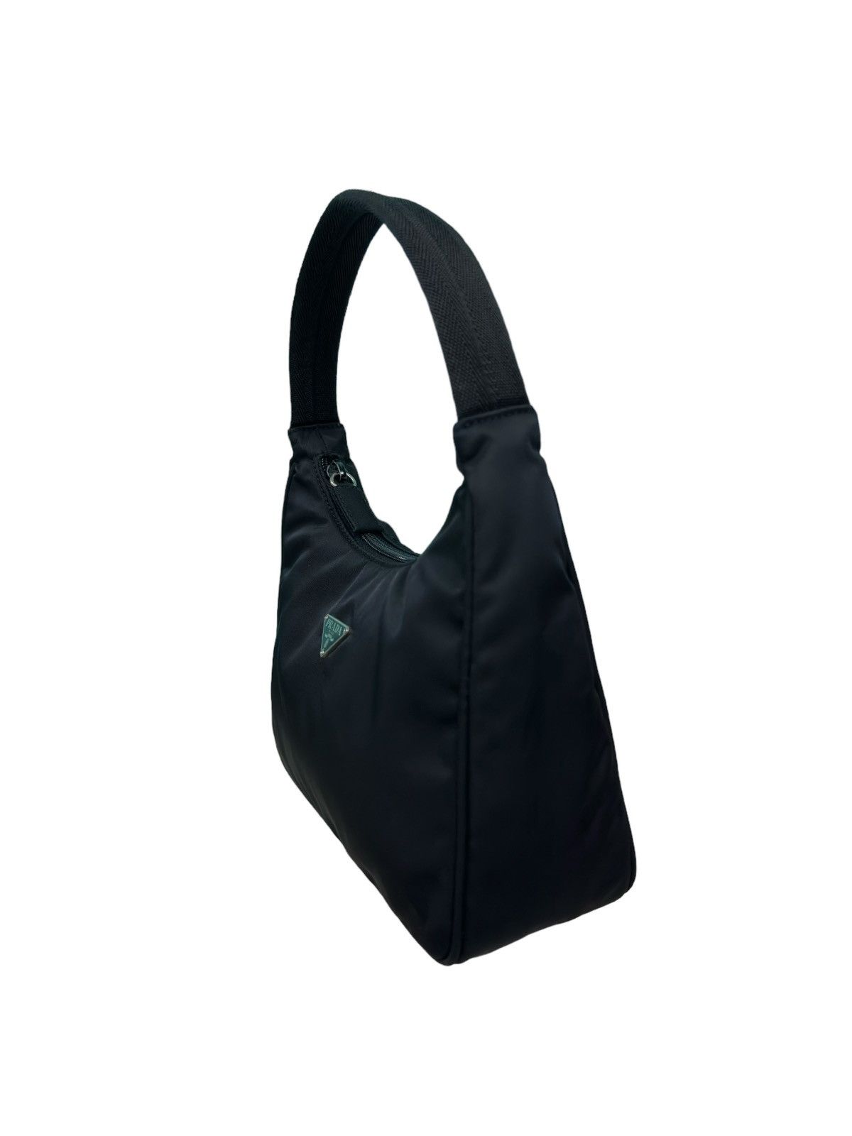Prada AUTHENTIC PRADA BLACK NYLON HOBO BAG Size ONE SIZE - 6 Thumbnail