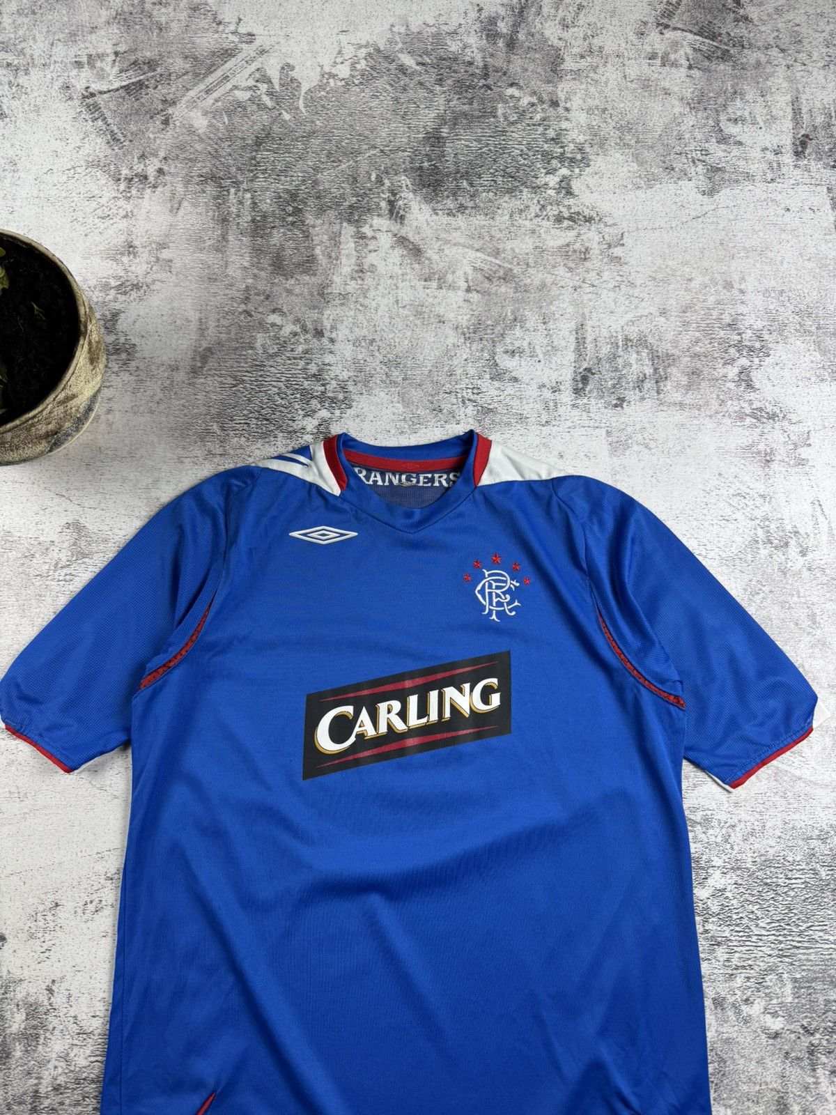 Umbro Rangers Glasgow 2006/2007 Blue Home Umbro Soccer Football T Shirt Jersey Kit Size US S / EU 44-46 / 1 - 5 Thumbnail