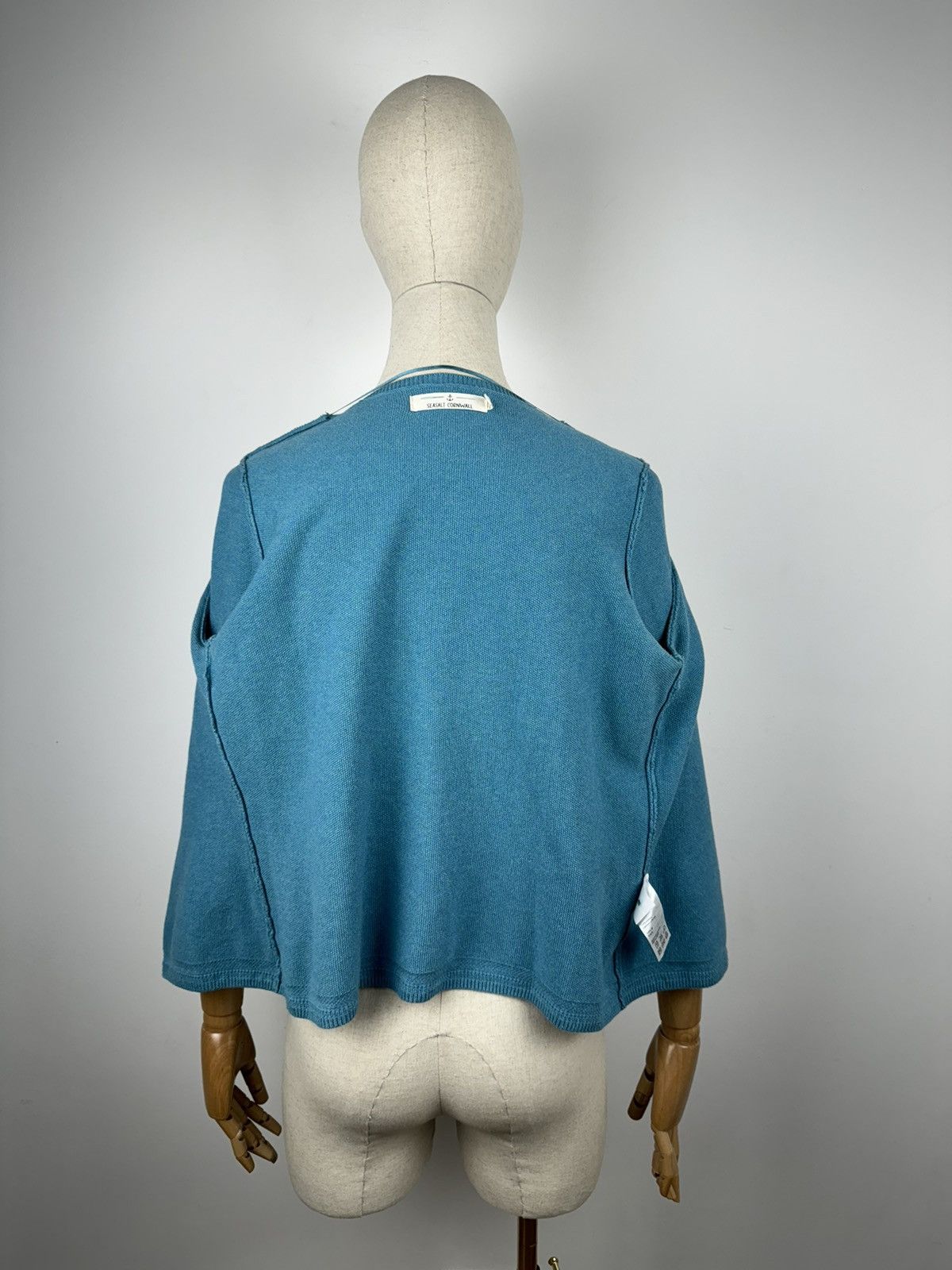 Japanese Brand Women’s Seasalt Cornwall Blue Cardigan Sweater size 12 Size XL / US 12-14 / IT 48-50 - 5 Thumbnail