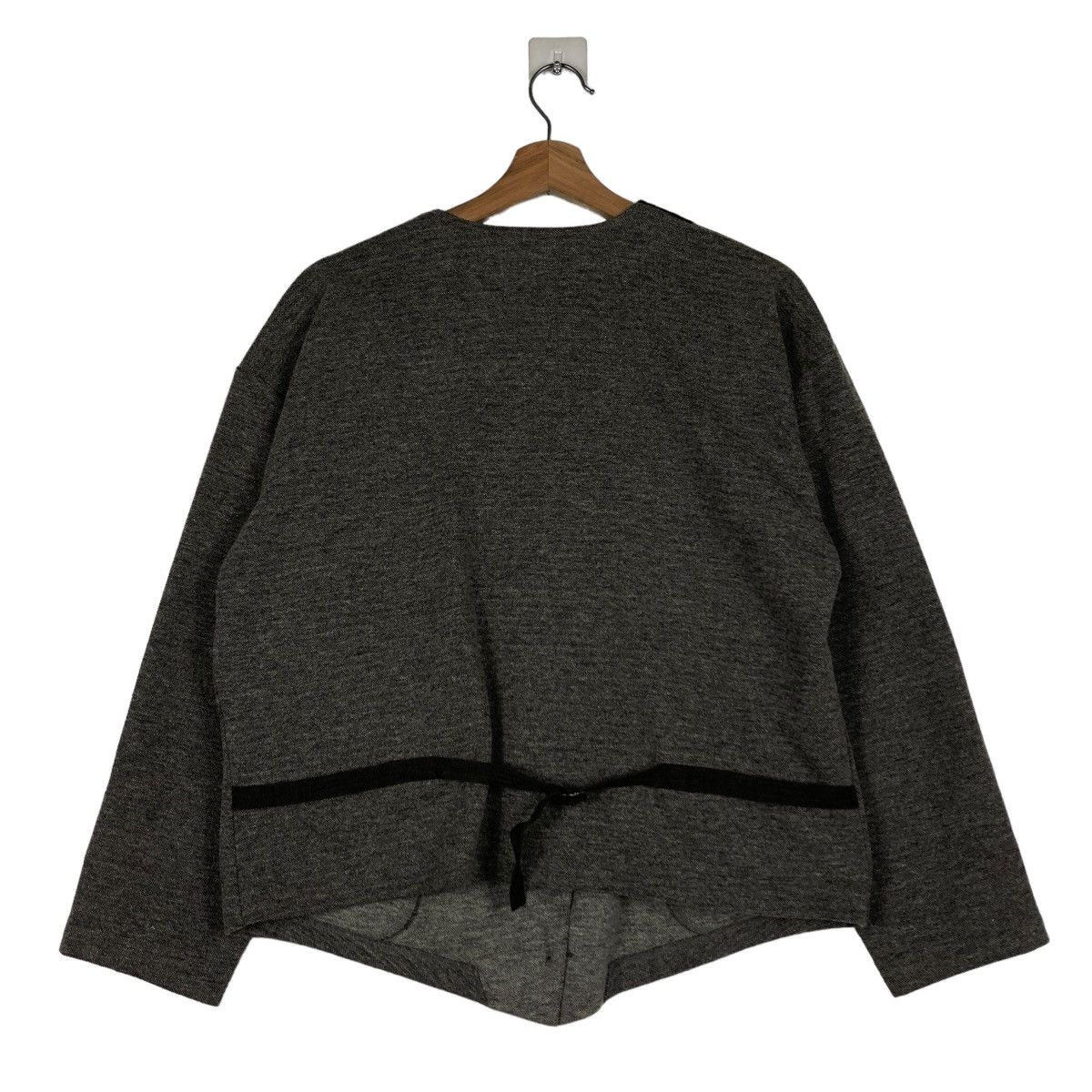 Yohji Yamamoto 🔥VINTAGE WOOL CROPPED BIKER JACKET Y’S YOHJI YAMAMOTO Size US M / EU 48-50 / 2 - 8 Thumbnail