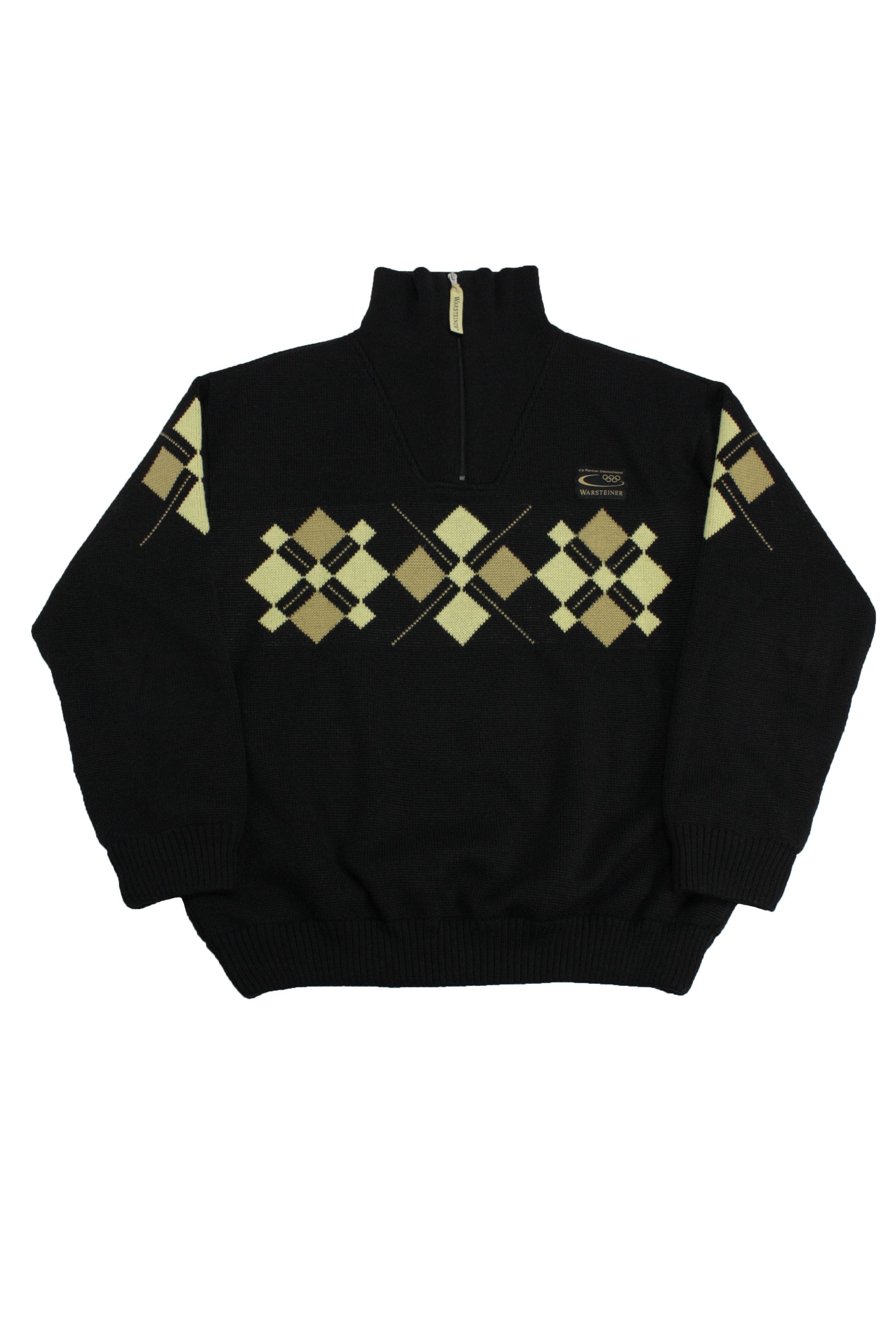 Vintage Warsteiner 90s Olympics Windstopper Ski Winter Sweater Size US M / EU 48-50 / 2 - 1 Thumbnail