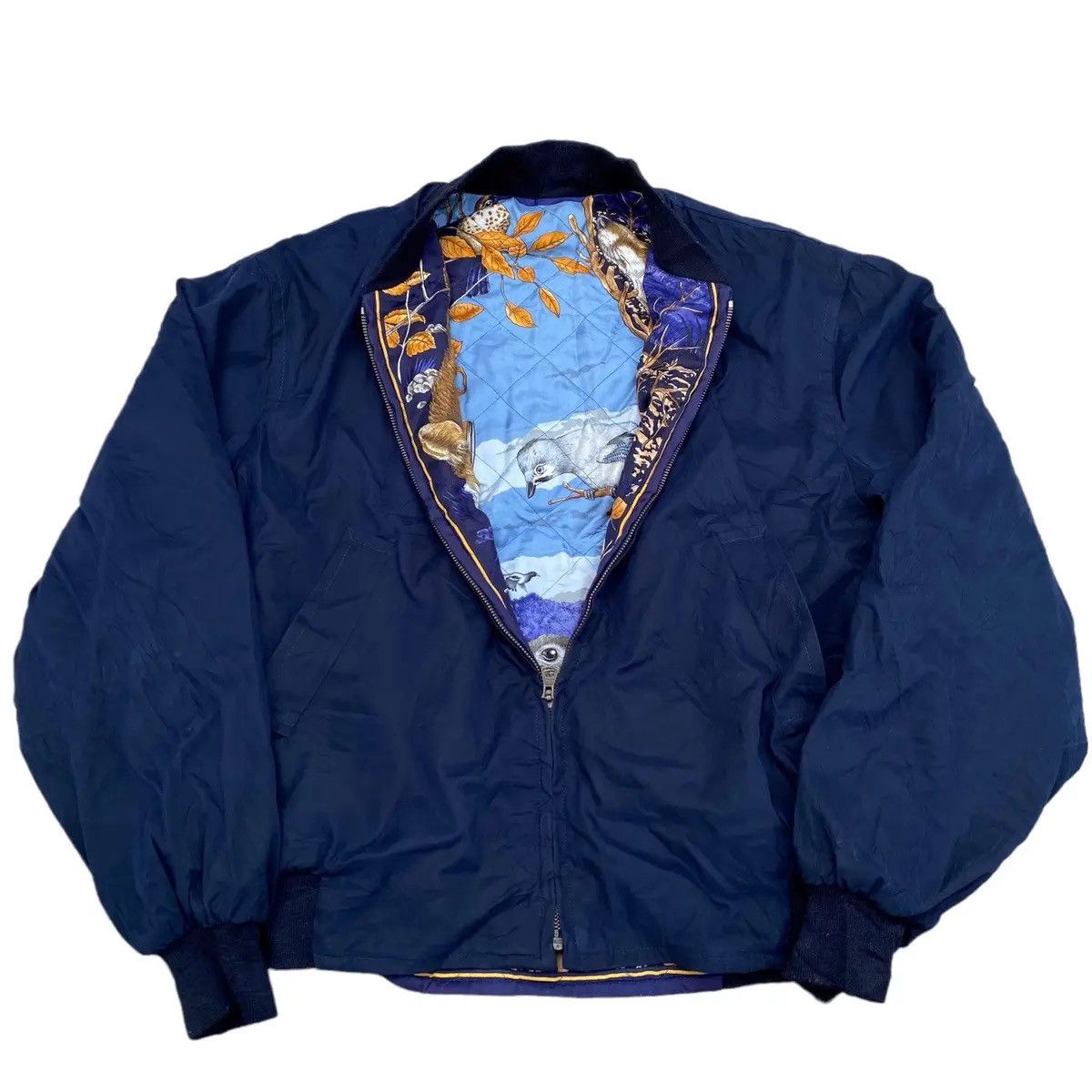 Hermes Hermes Carl de parcevaux Reversible Silk Jacket Size US M / EU 48-50 / 2 - 14 Thumbnail