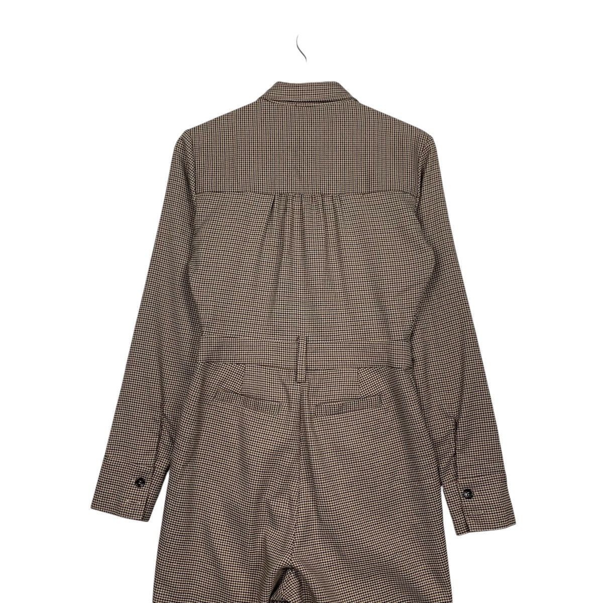 Japanese Brand LIBJOIE Houndstooth Pattern Jumpsuit Coverall #2867-C129 Size 28" / US 6 / IT 42 - 14 Thumbnail