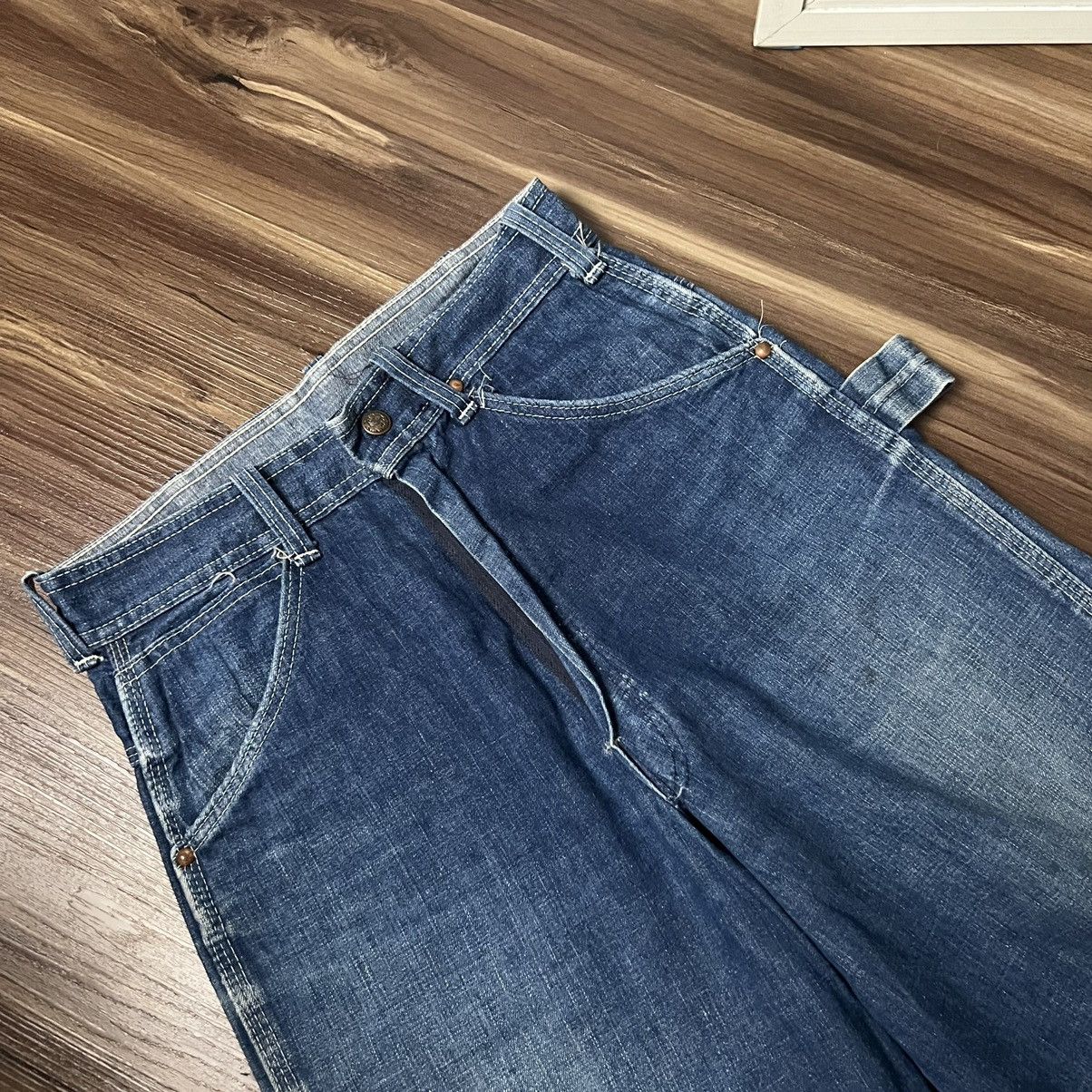 Vintage 1980s Carpenter Denim Zipper By Scovill USA Jeans Size US 27 - 3 Thumbnail