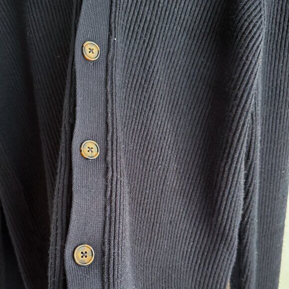 Other Jason Wu Dark Navy Blue Chunky Cashmere V Neck Cardigan Size US S / EU 44-46 / 1 - 4 Thumbnail