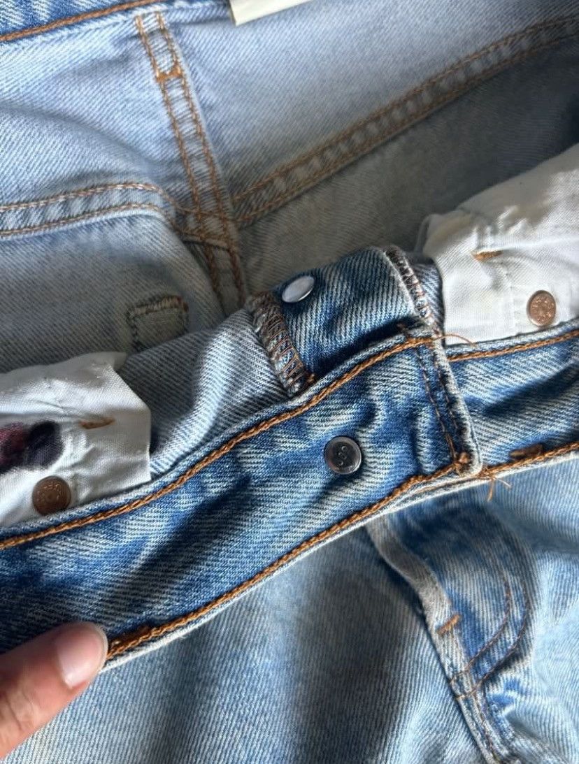 Levi's × Vintage Vintage Distressed Levis 501/ Grunge Rock Style/ patchwork Size US 31 - 10 Thumbnail