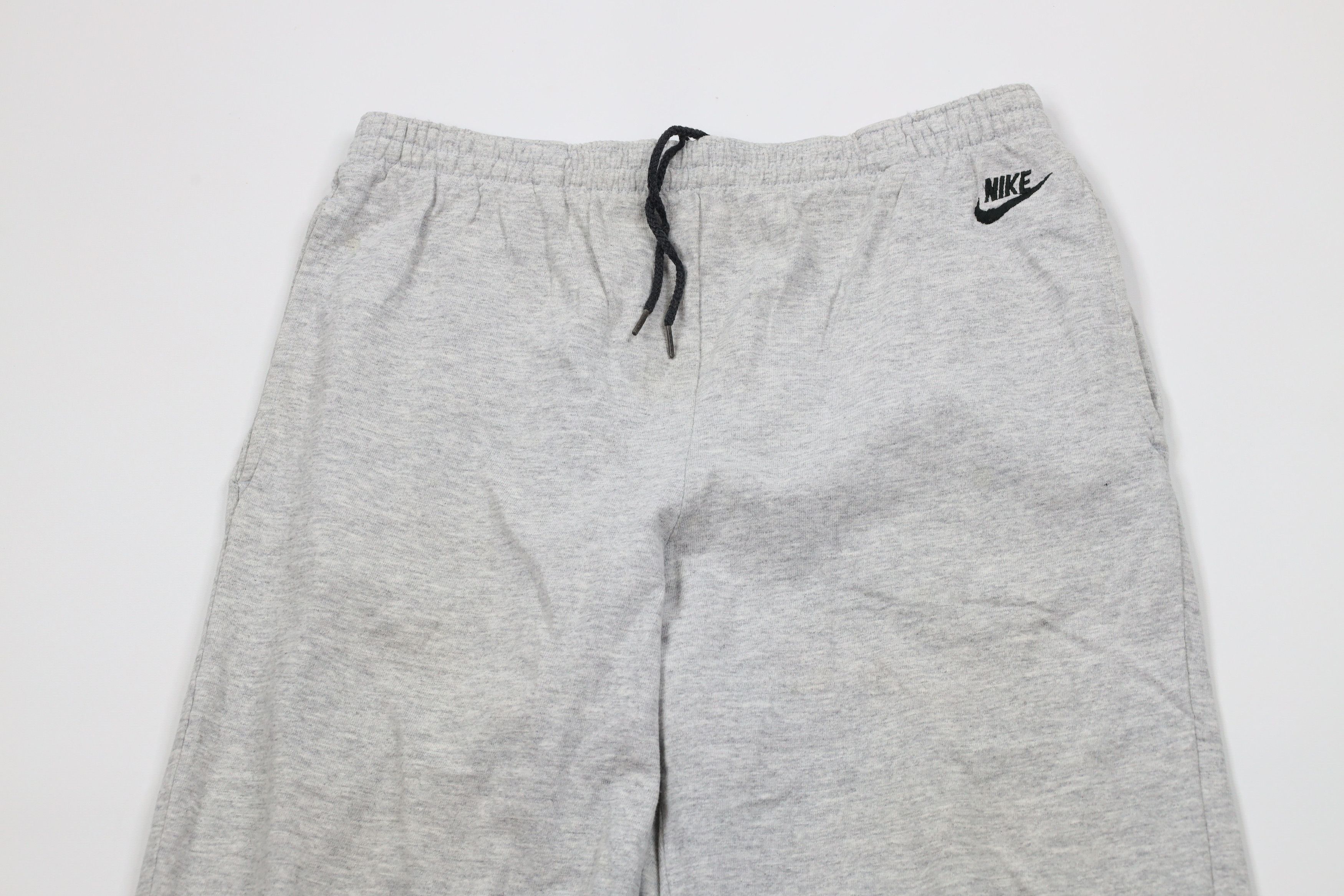 Nike × Vintage Vintage 90s Nike Spell Out Travis Scott Mini Swoosh Joggers Size US 34 / EU 50 - 2 Thumbnail