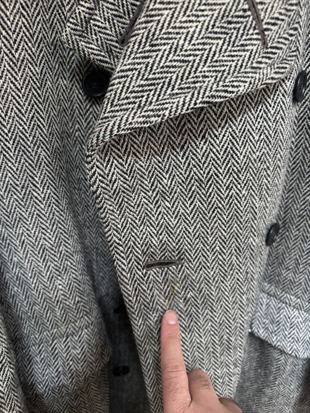Burberry Vintage Burberry Irish Tweed Overcoat – Size 38R Medium Size US M / EU 48-50 / 2 - 13 Thumbnail