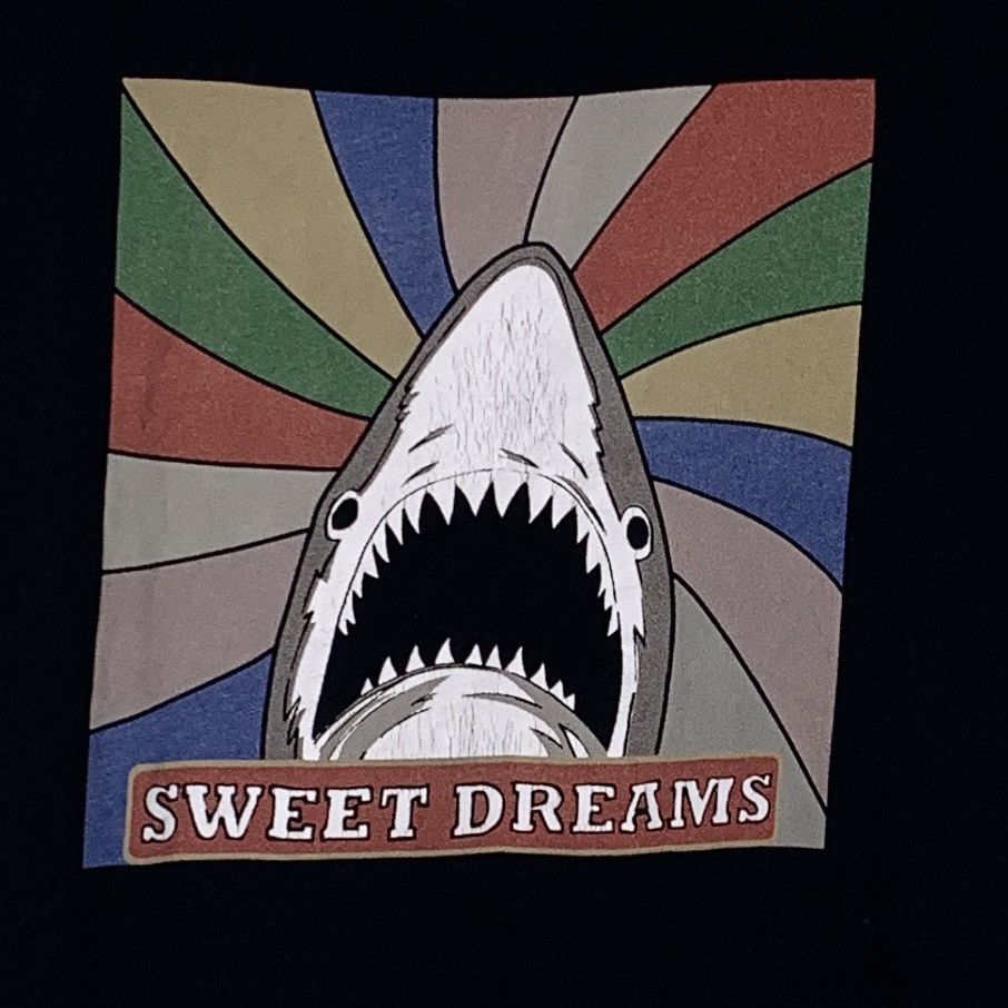 Saint Laurent Paris Saint Laurent Black Shark Print Short Sleeve T-Shirt K26WX Size L / US 10 / IT 46 - 5 Thumbnail