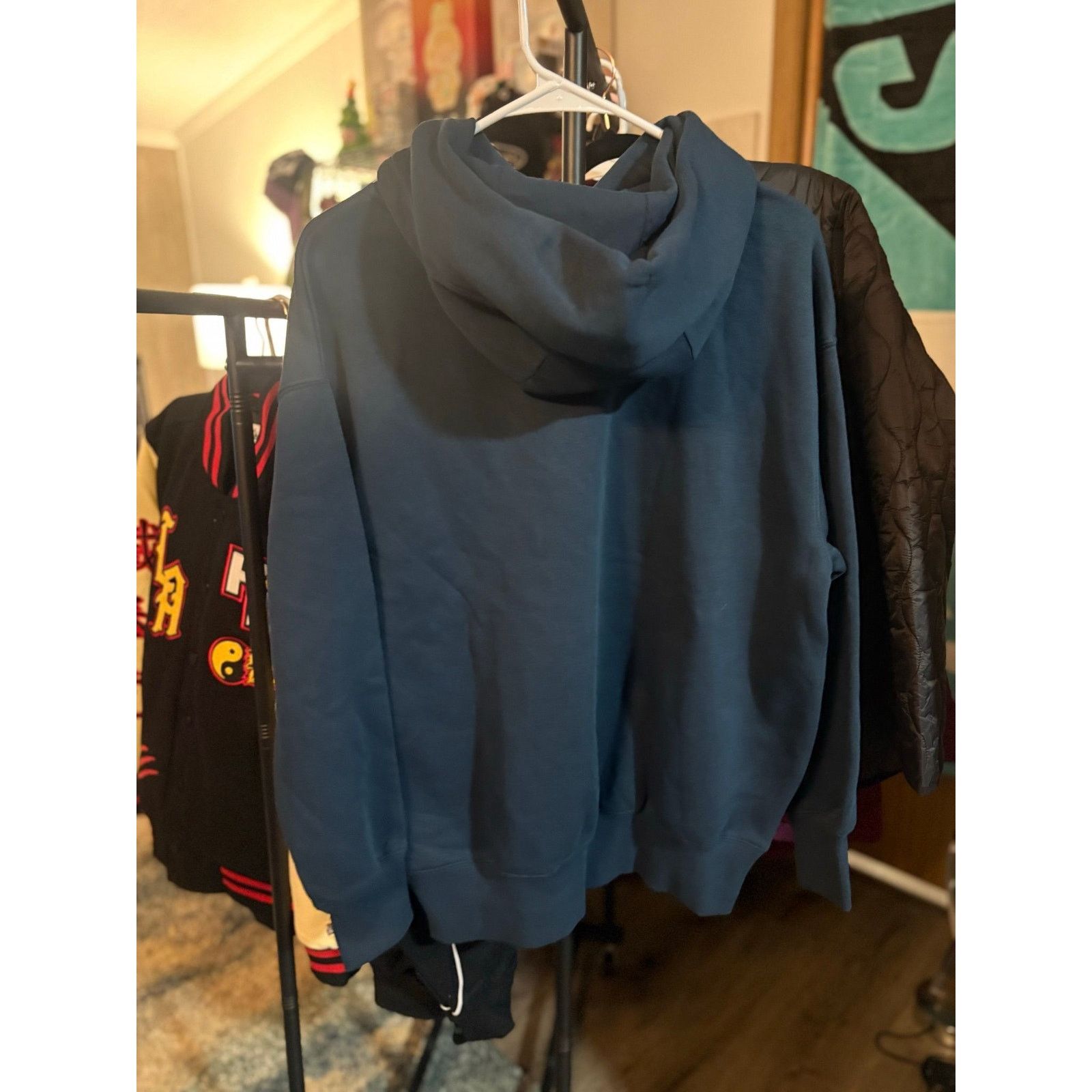 Nike SZ S - Women's Nike Hoodie, Dark Blue Size S / US 4 / IT 40 - 3 Thumbnail