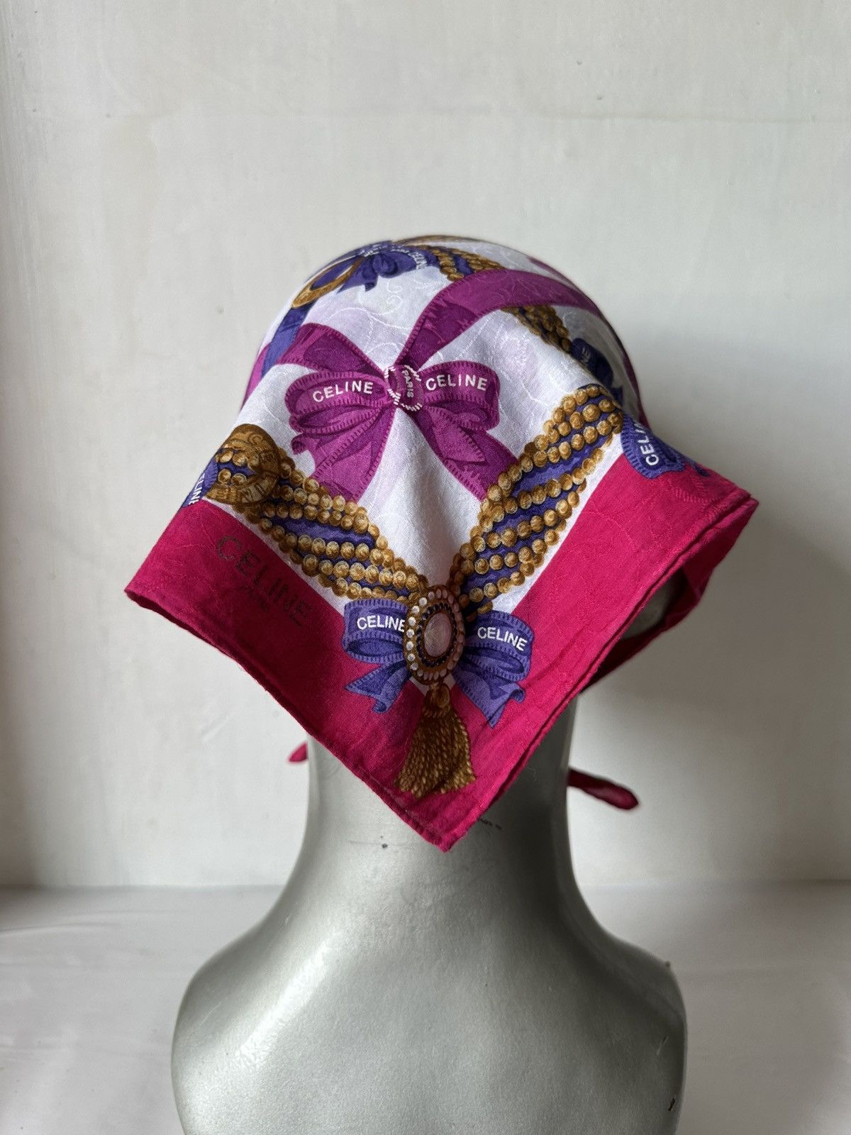 Vintage Vintage Celine Handkerchief/ Neckerchief/ Bandana Size ONE SIZE - 8 Thumbnail