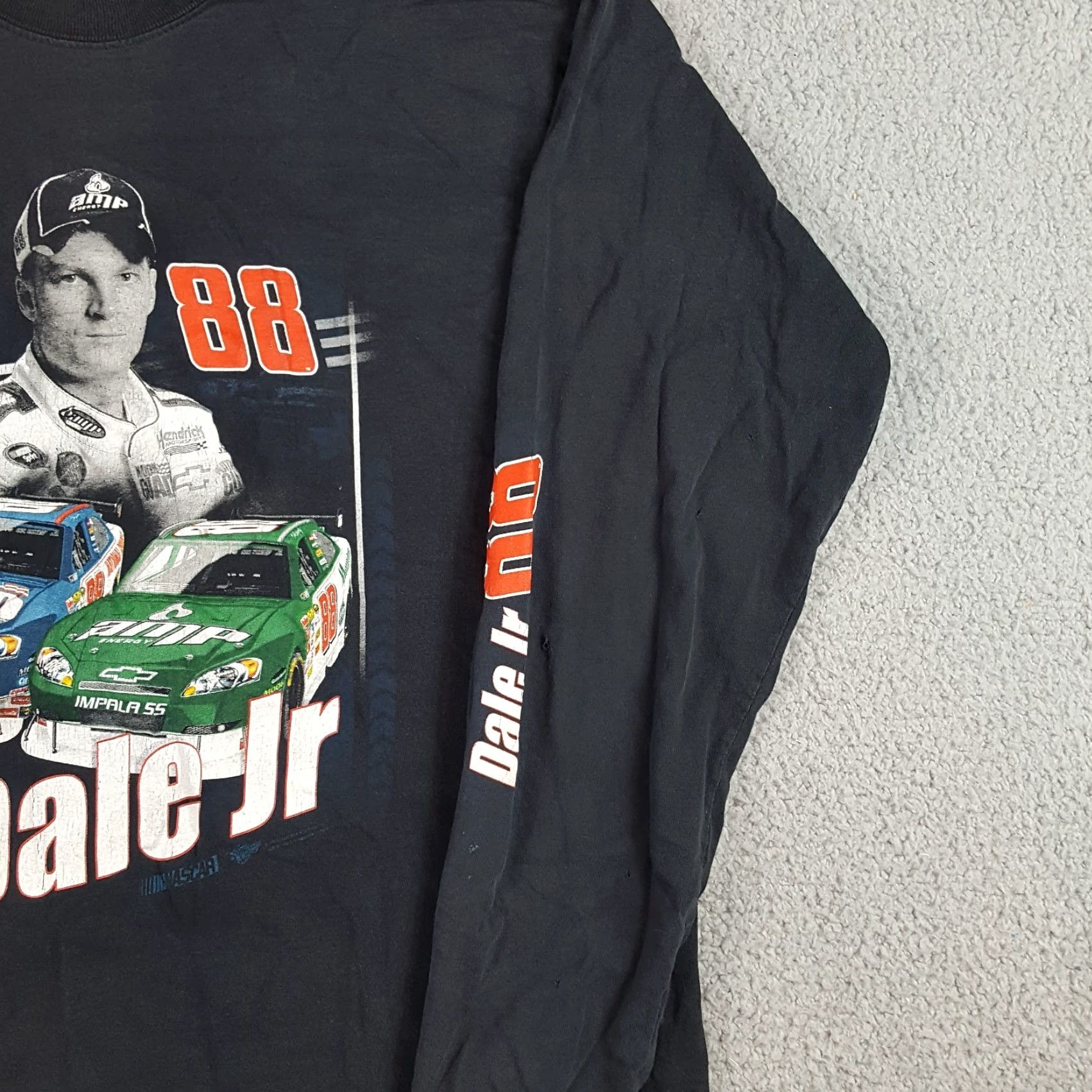 NASCAR VINTAGE Dale Earnhardt Jr Long Sleeve NASCAR Shirt Men Large Black Graphic 90s Retro Retro Mens L Black NASCAR Logo Embroidered 2000s"} Size US L / EU 52-54 / 3 - 3 Thumbnail