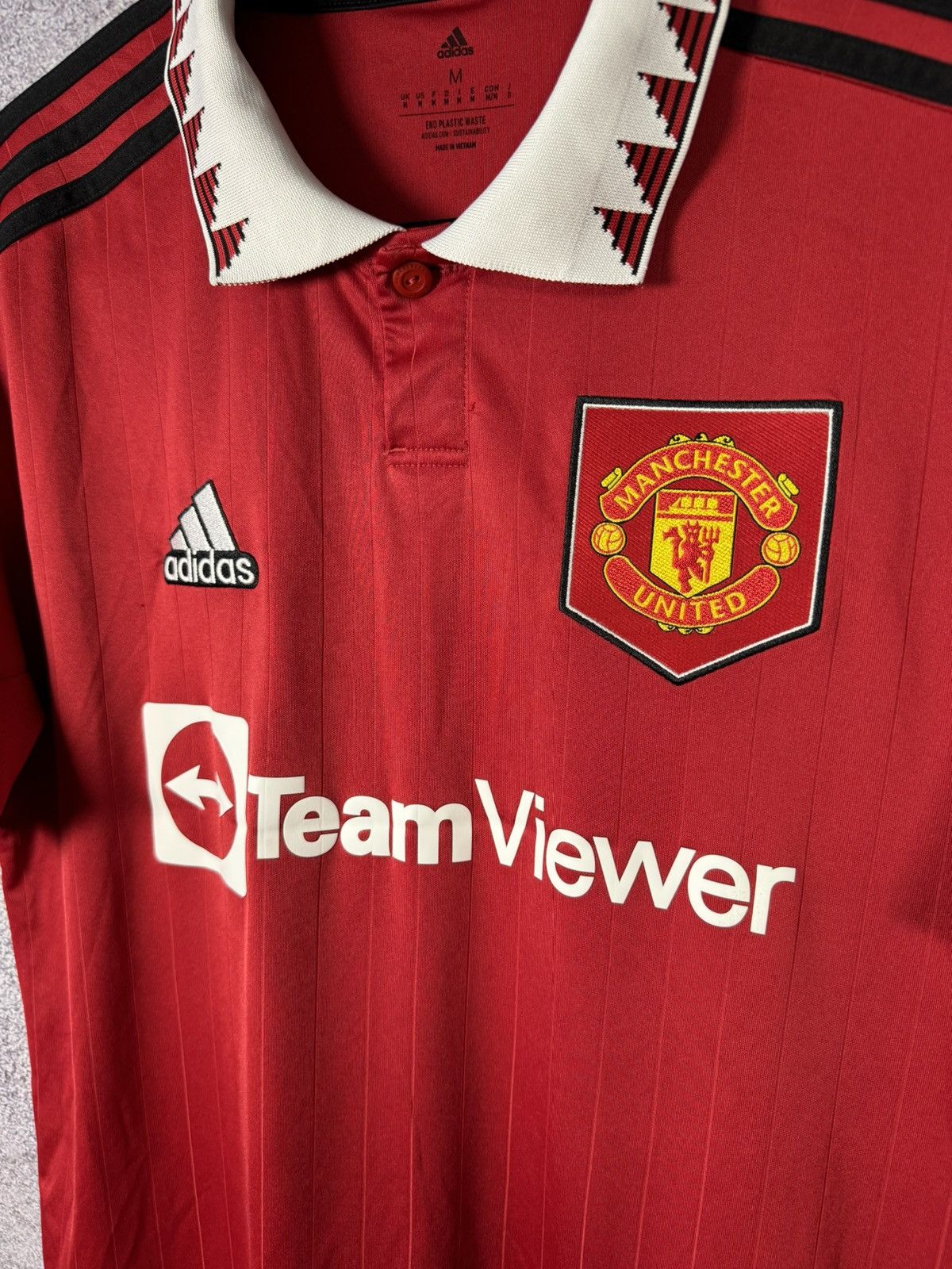 Adidas SANCHO Manchester United 2022/23 Adidas Soccer Jersey Size US M / EU 48-50 / 2 - 6 Thumbnail