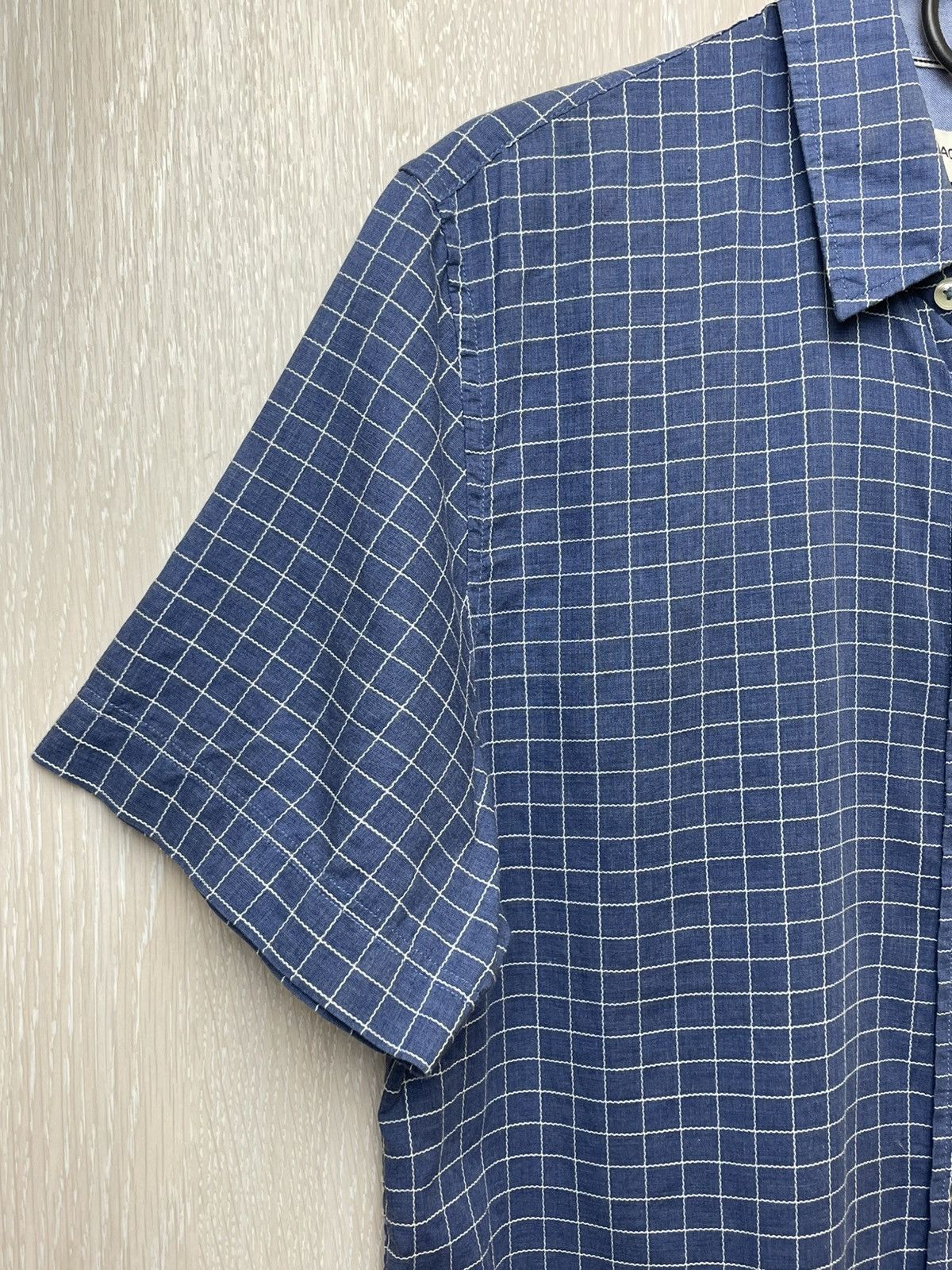 Lacoste Lacoste Shirt Short Sleeve Check Blue Size US M / EU 48-50 / 2 - 4 Thumbnail