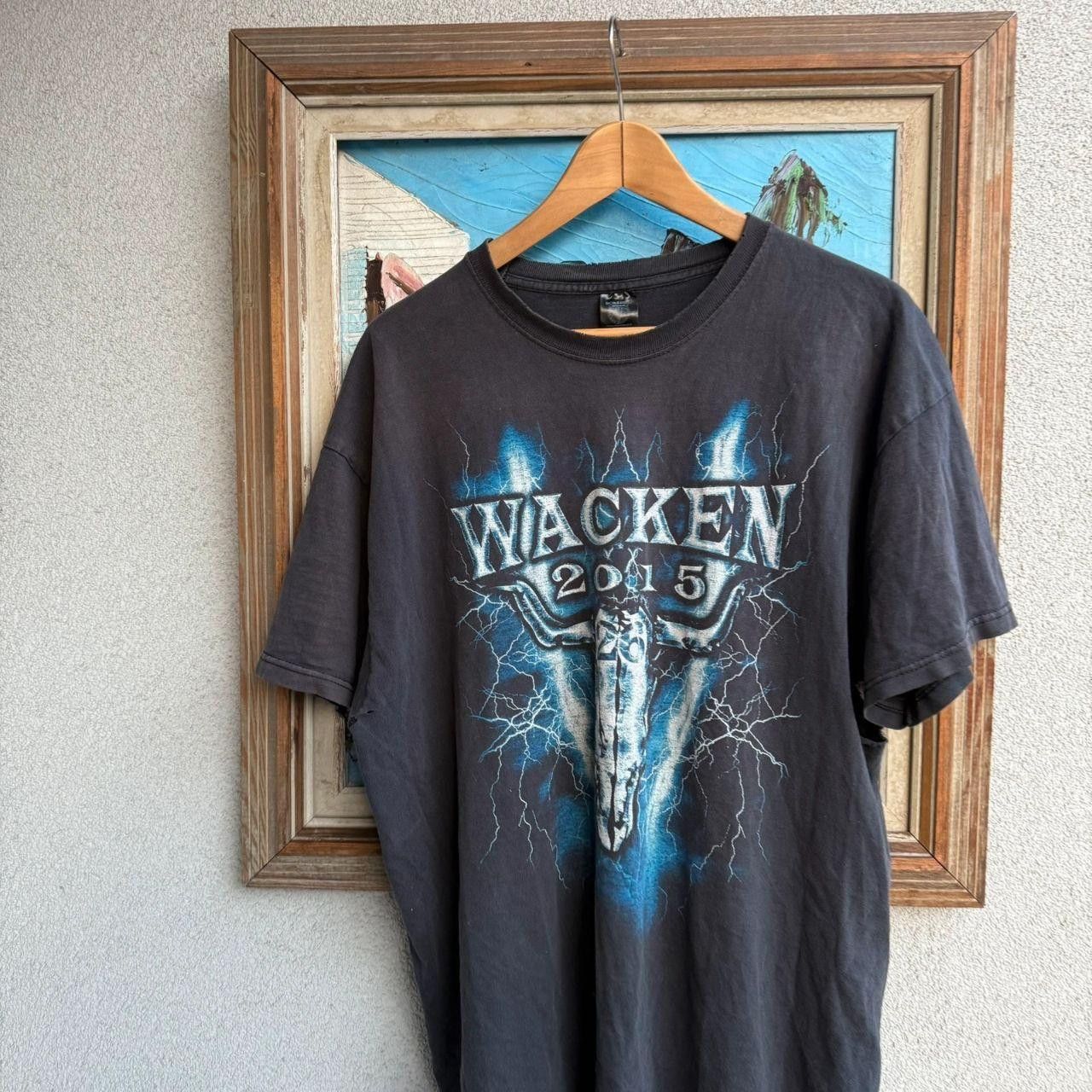 Vintage Wicked 2015 Festival Graphic Tee Black Grey Size US M / EU 48-50 / 2 - 3 Thumbnail