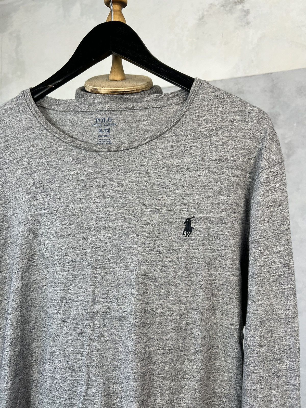 Ralph Lauren Vintage Polo Ralph Lauren Gray Long Sleeve Shirt Size XL Size US XL / EU 56 / 4 - 2 Thumbnail