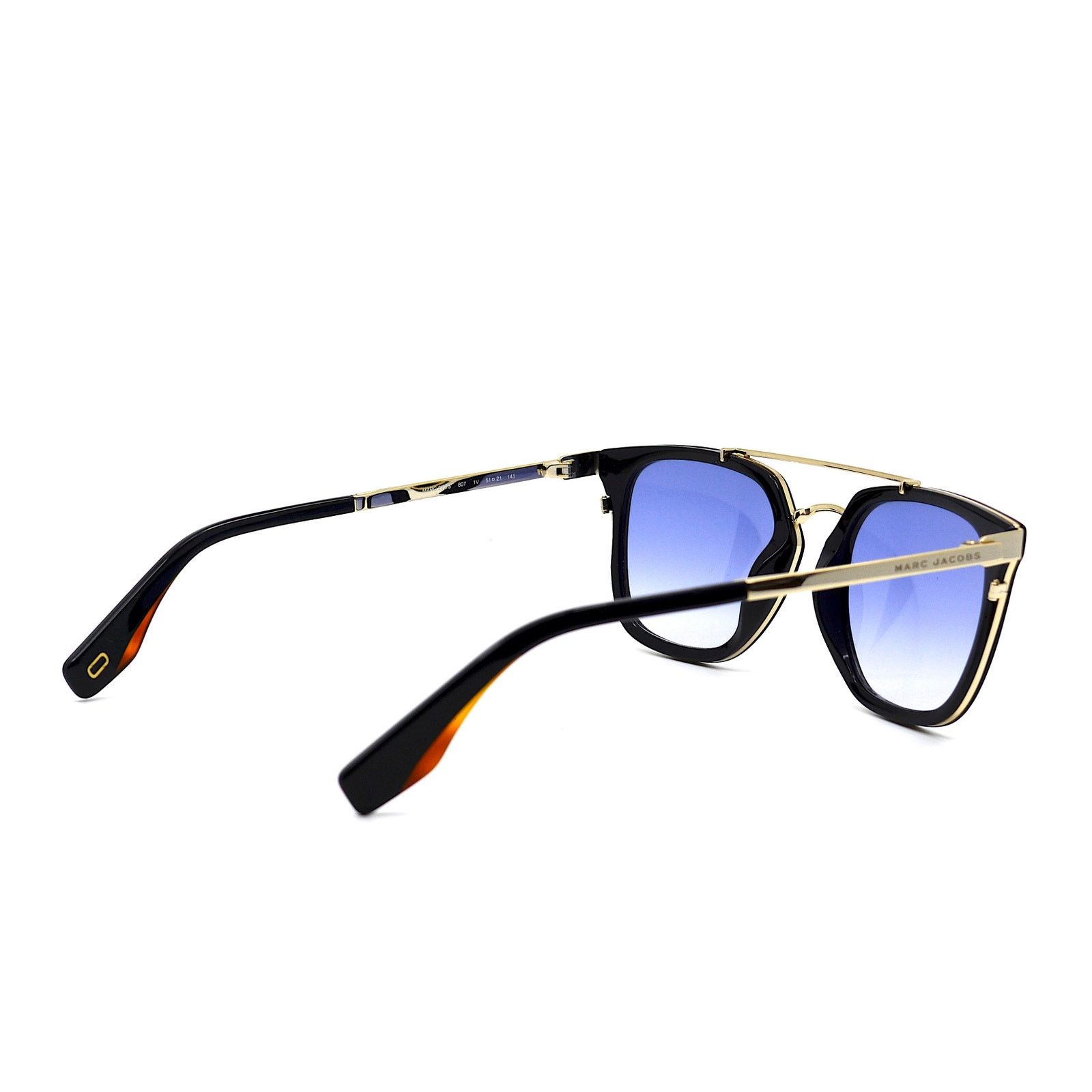Marc Jacobs NEW MARC JACOBS MJ270/S BLACK/GOLD BLUE GRADIENT SUNGLASSES Size ONE SIZE - 8 Thumbnail