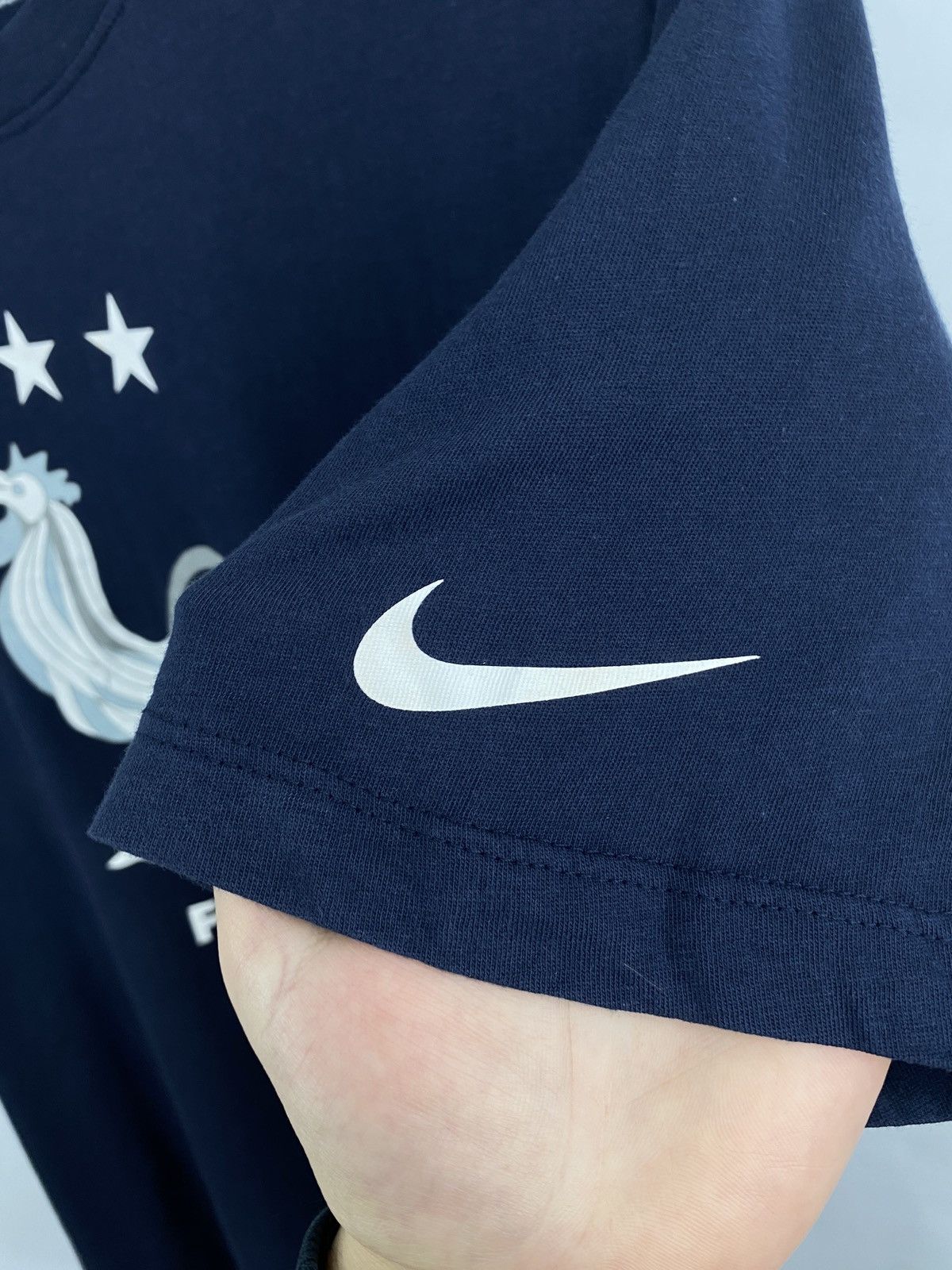 Nike 🇫🇷 Nike France Soccer T-Shirt Rare Retro Hype Y2K Size US L / EU 52-54 / 3 - 6 Thumbnail