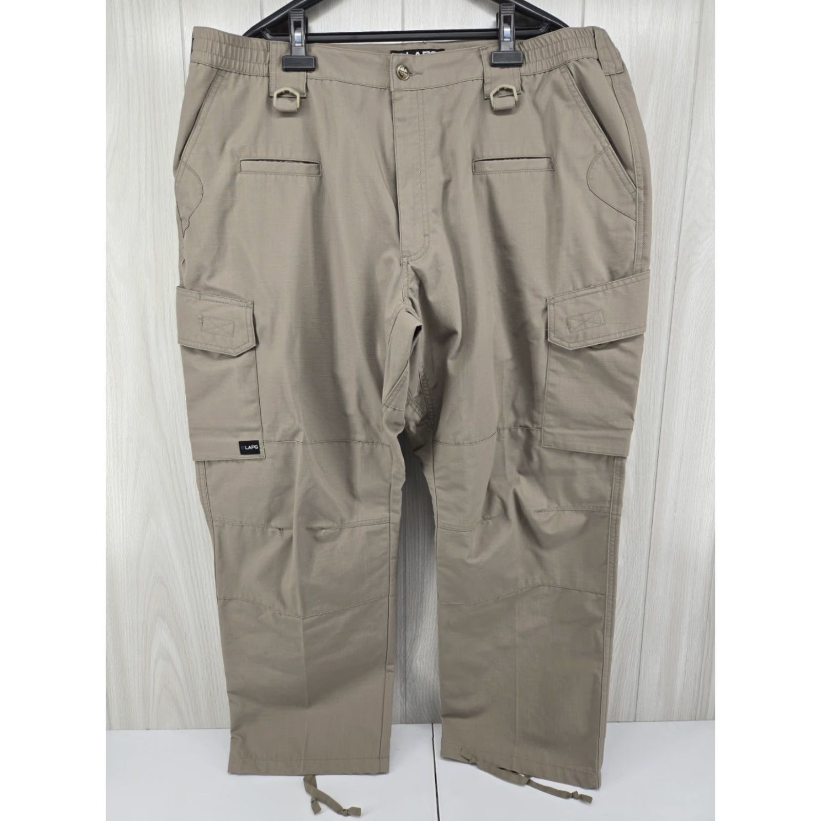 Vintage LAPG Pants Men's 44x30 Cargo Tactical Rip Stop Gray Khaki Size US 44 / EU 60 - 2 Thumbnail