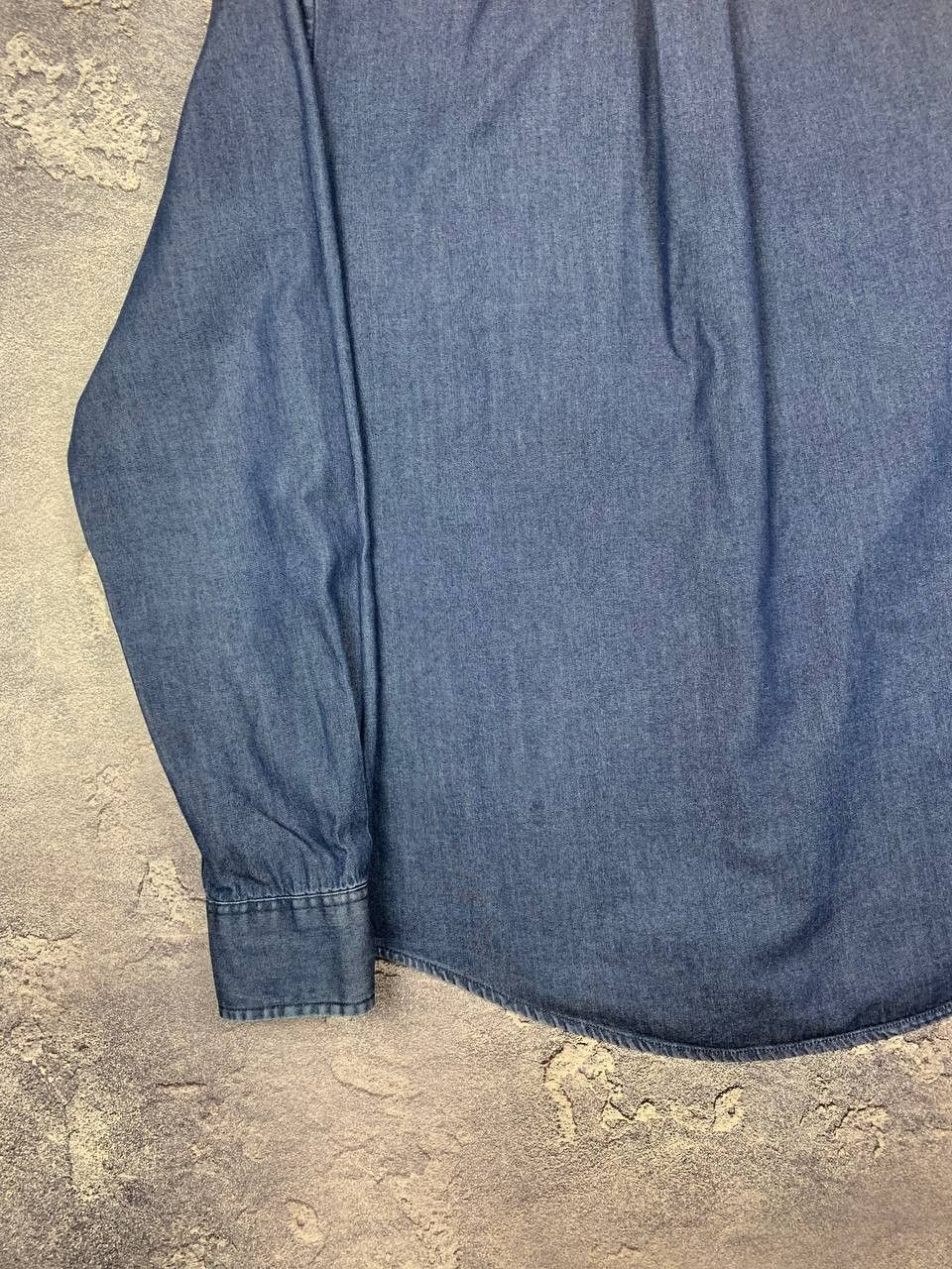 Tommy Hilfiger Tommy Hilfiger Mens Blue Denim Cotton Button Down Shirt Size US S / EU 44-46 / 1 - 13 Thumbnail