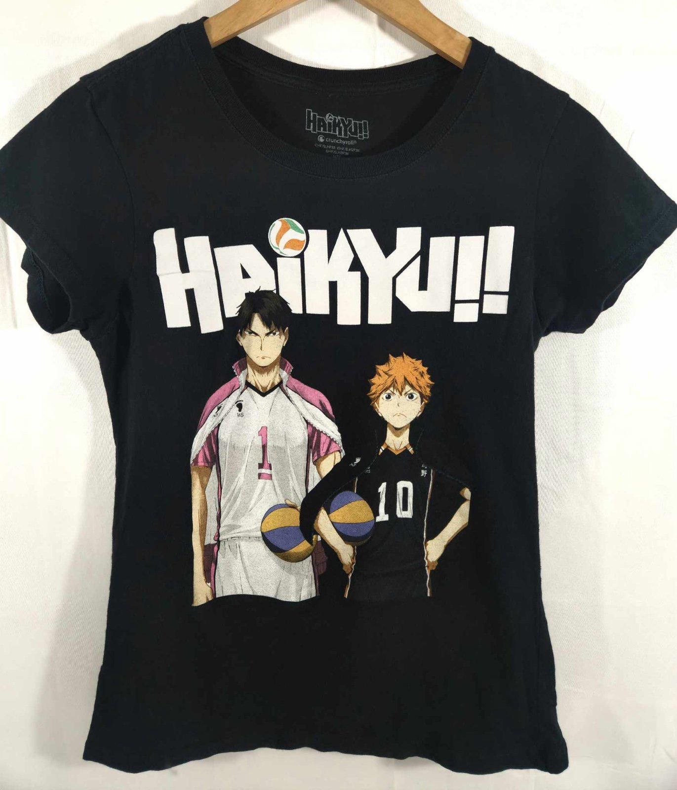 Designer Haikyuu!! Graphic Tee - M - Black Size M / US 6-8 / IT 42-44 - 1 Thumbnail