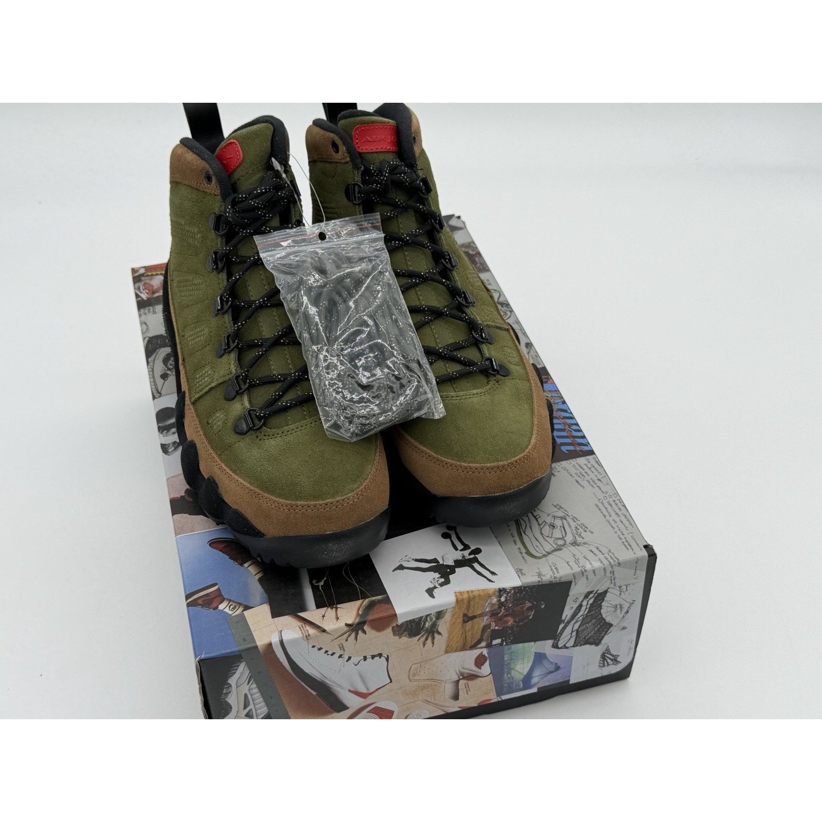 Jordan Brand Size 9- Nike Jordan 9 Retro NRG Beef Broccoli AR4491-200 Size US 9 / EU 42 - 2 Thumbnail
