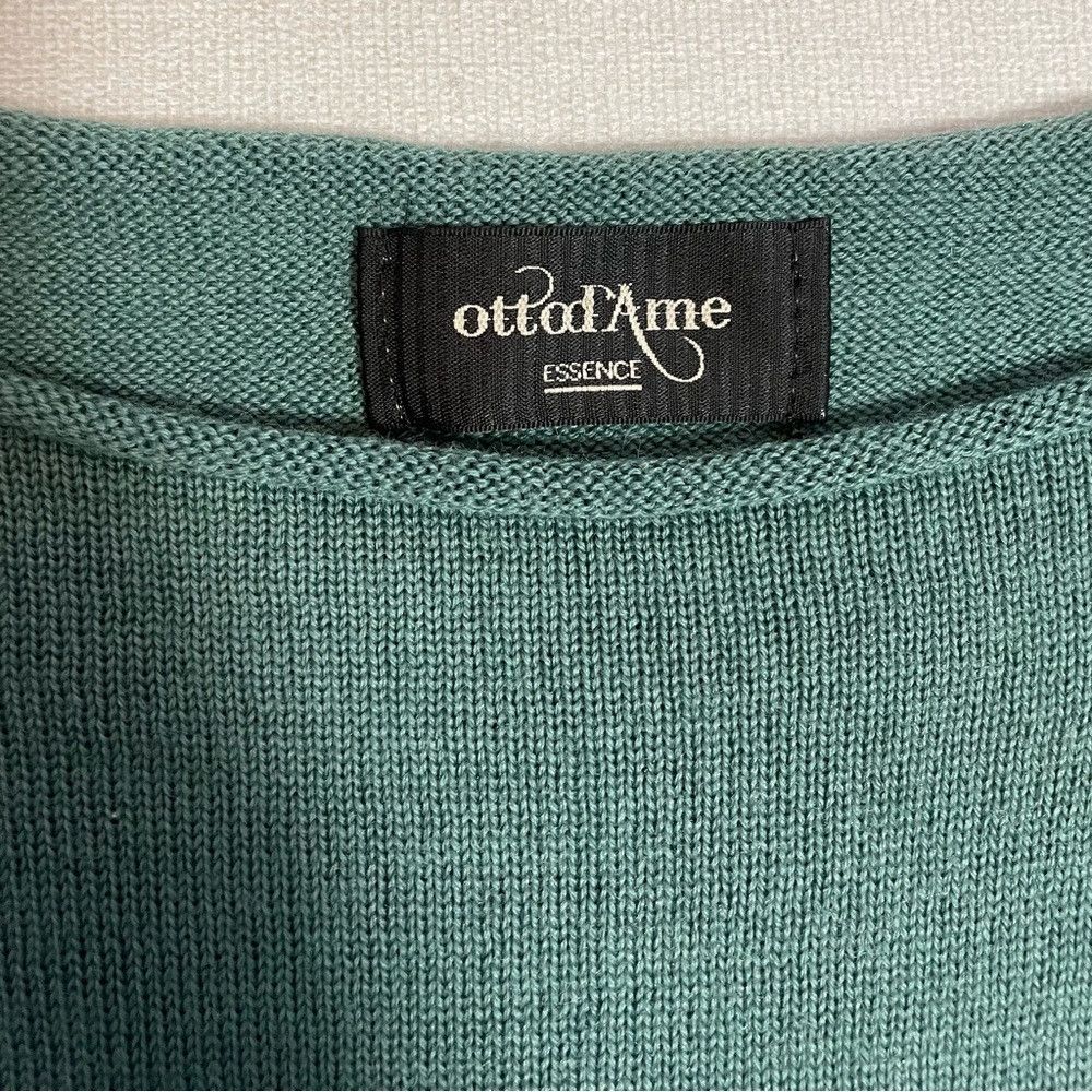 Other Ottod'Ame Wool Blend Long Sleeve Sea Green Sweater Made In Size S / US 4 / IT 40 - 5 Thumbnail