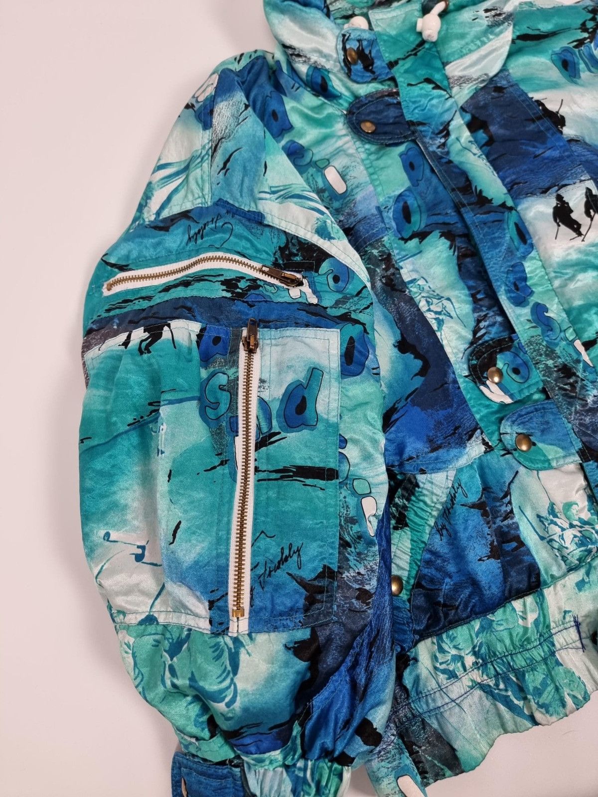 Japanese Brand × Vintage vintage cropped boxy bomber light jacket S M L womens Size S / US 4 / IT 40 - 12 Thumbnail
