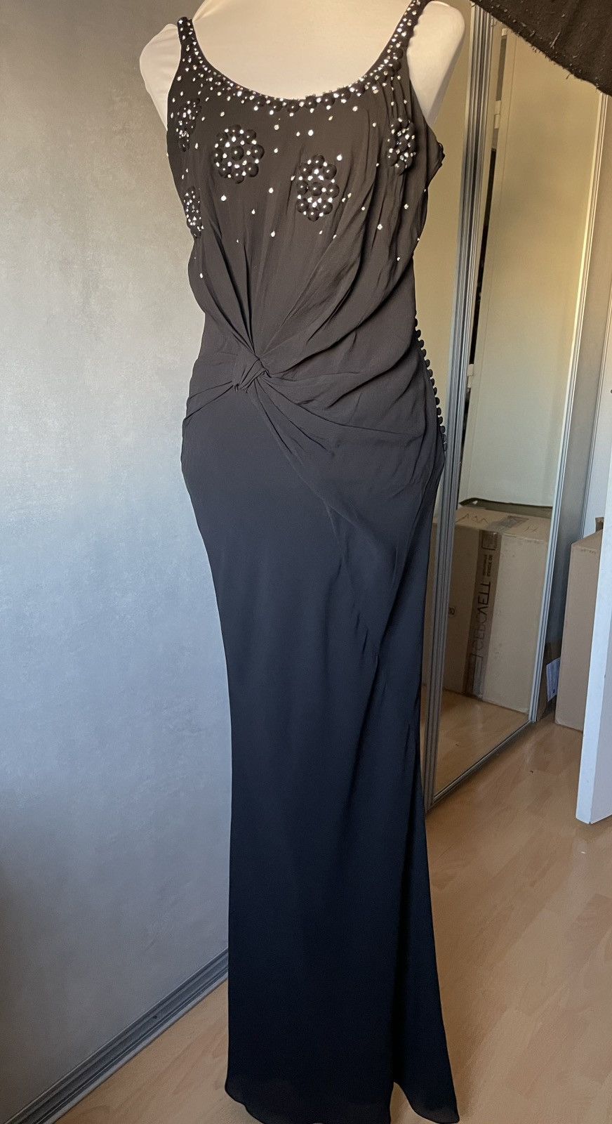 Dior CHRISTIAN DIOR MAXI SILK DRESS Size S / US 4 / IT 40 - 1 Thumbnail