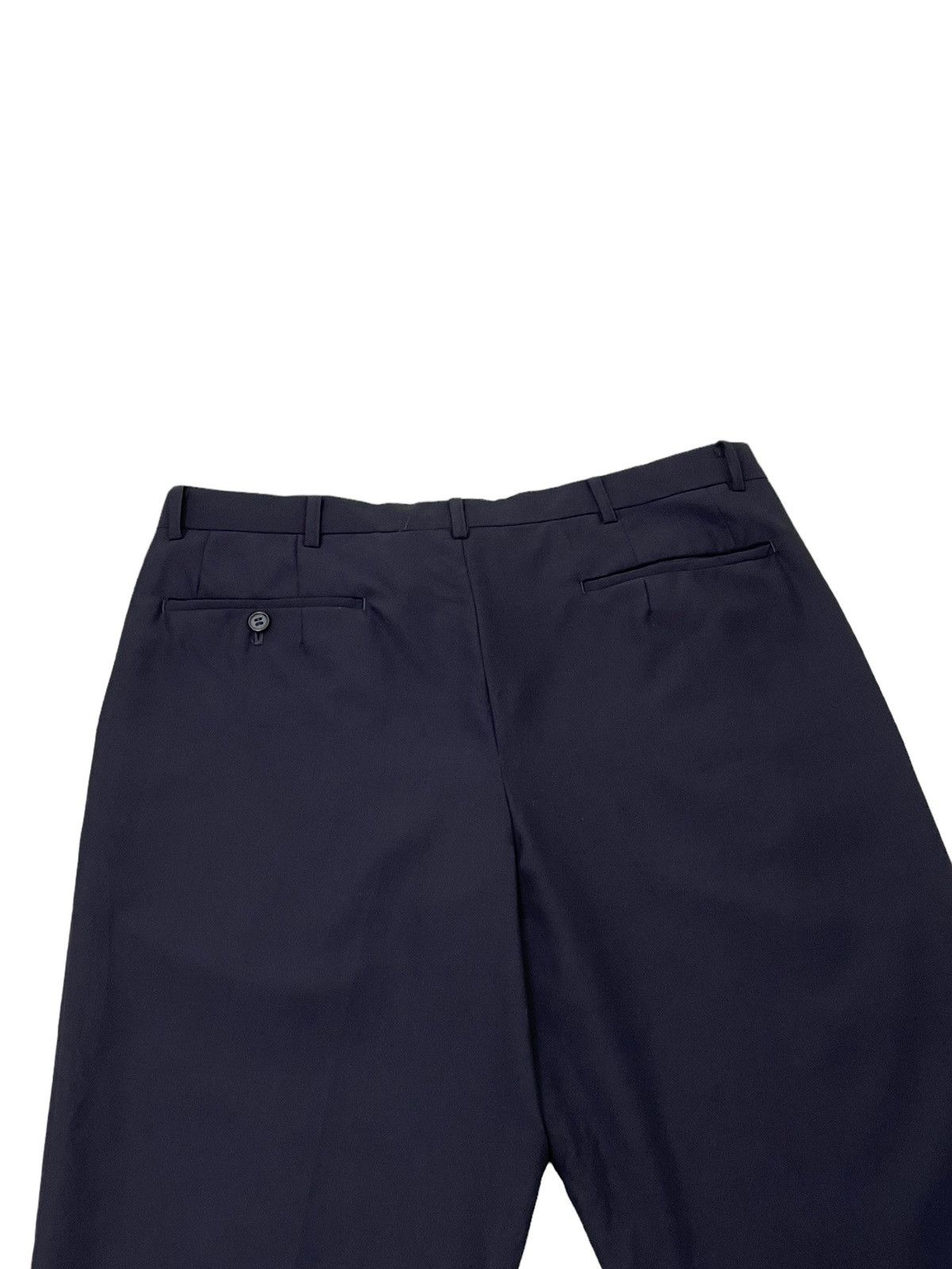 Japanese Brand Wide Baggy 90s Definity Durban Wool Trouser 7🟦2 Size US 34 / EU 50 - 17 Thumbnail